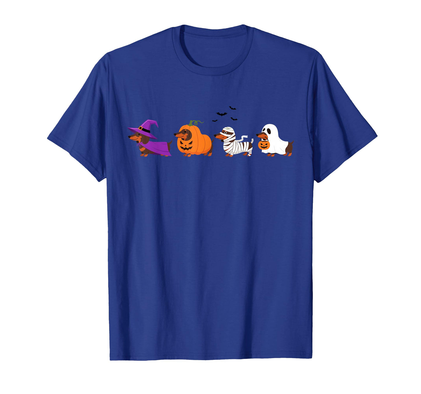 Happy Halloweenie Witch Weiner Dog Dachshund Shirt T-Shirt