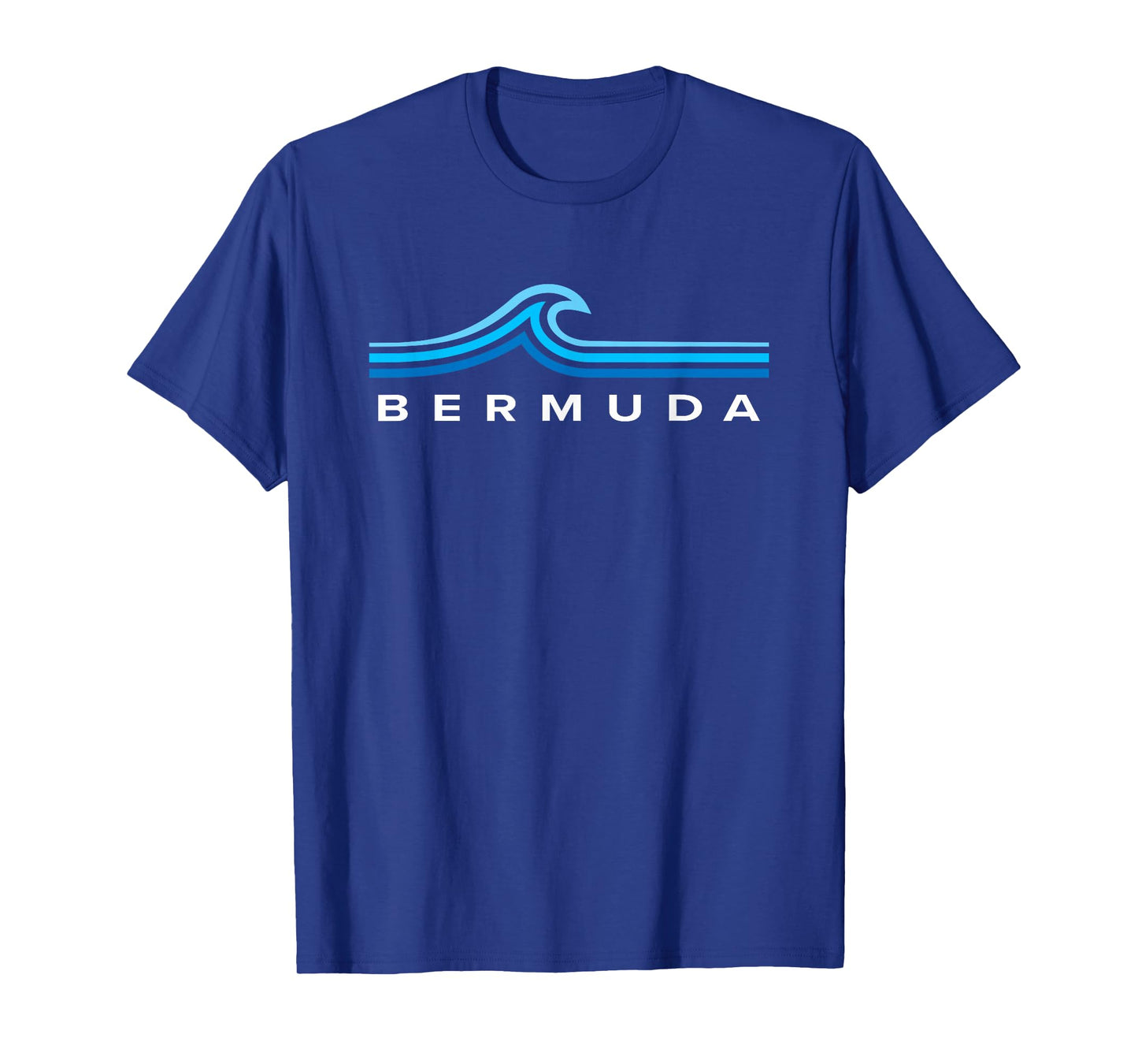 Bermuda Waves Vintage Mens Womens Girls Boys Souvenir T-Shirt