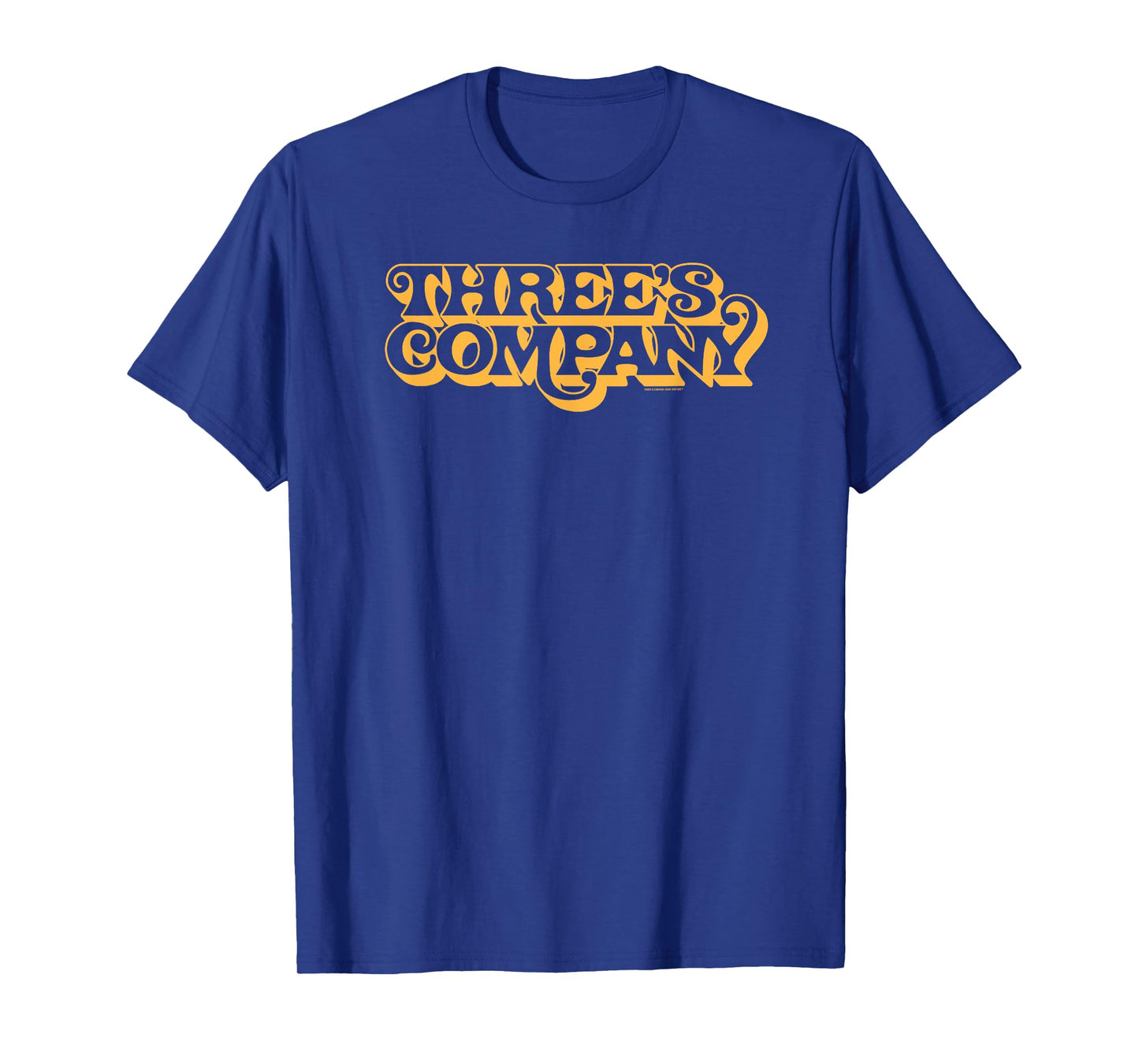Three's Company Retro TV Show Logo T-Shirt