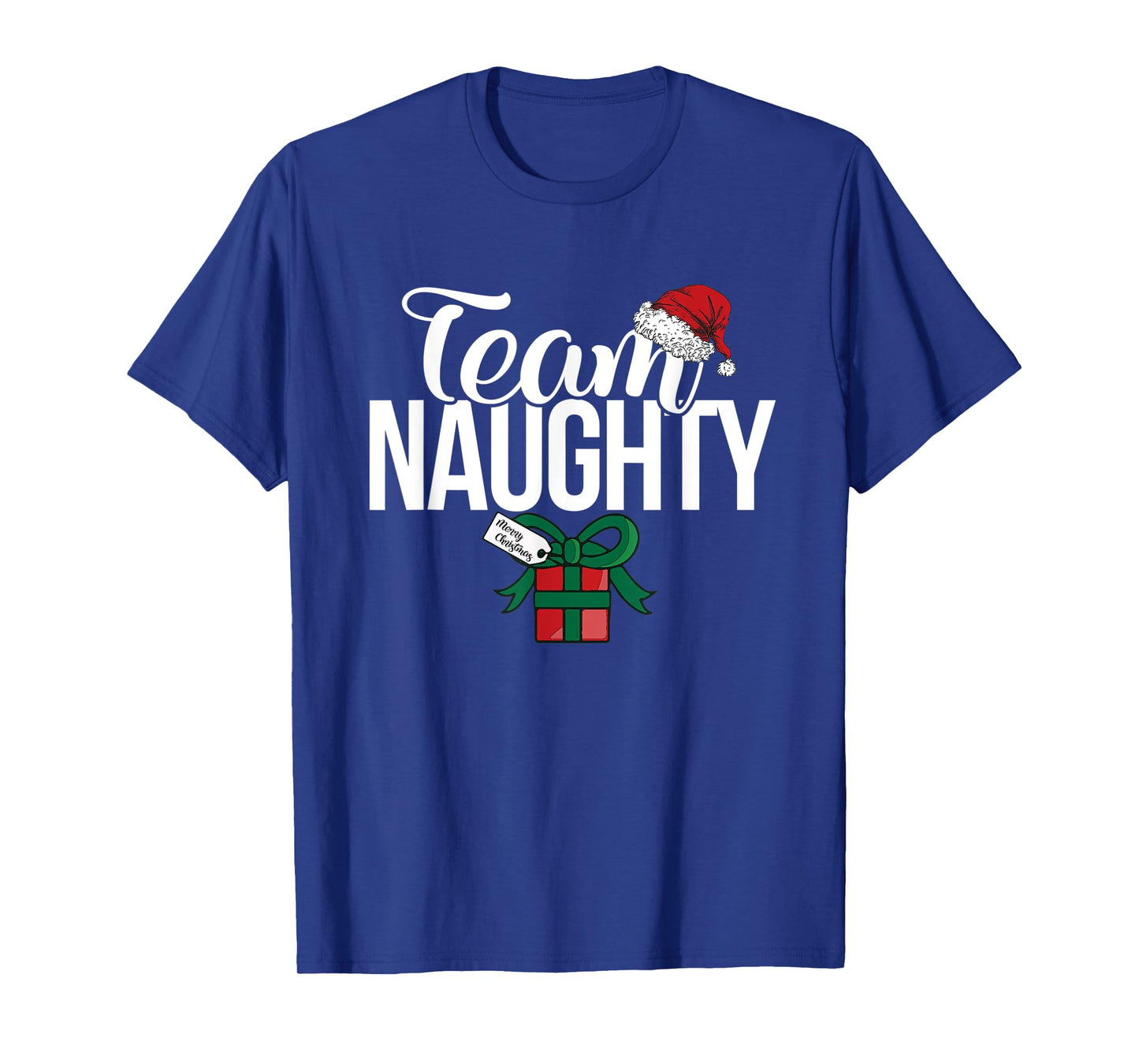 Team Naughty Couple Matching Team Nice T-Shirt