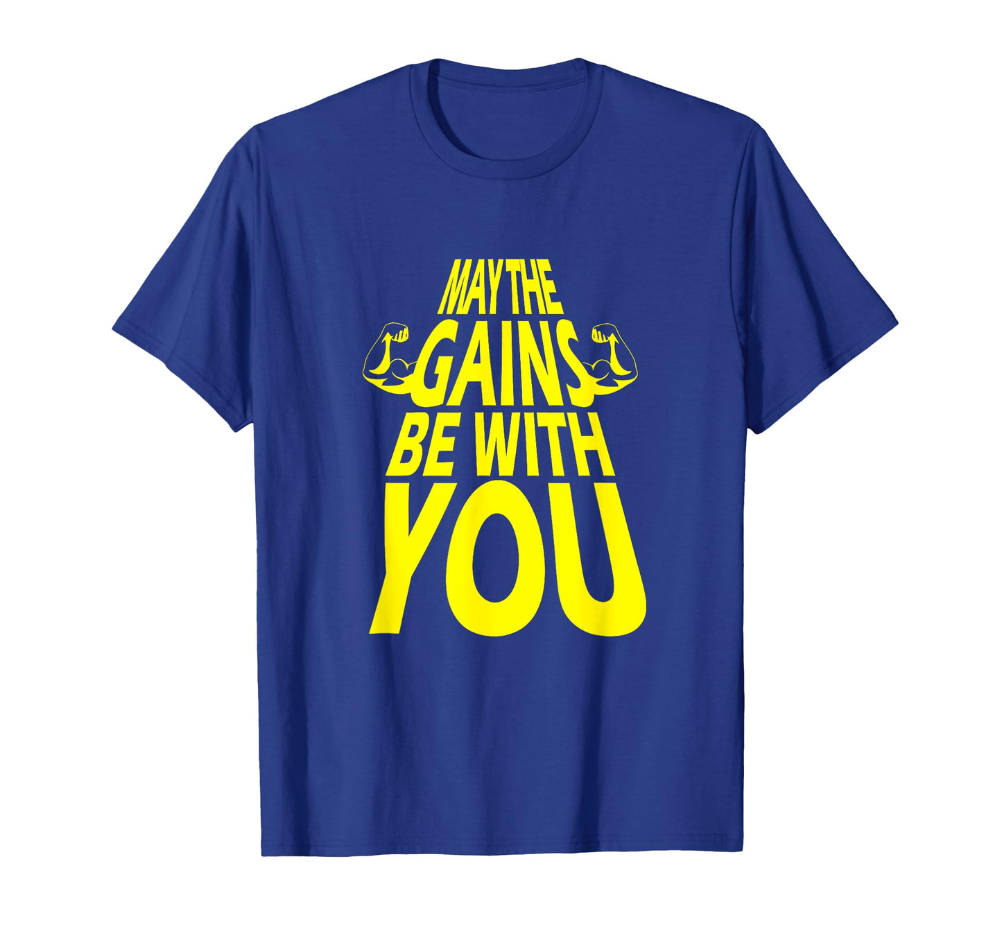 Funny May the Gains be with You Bicep T-Shirt T-Shirt