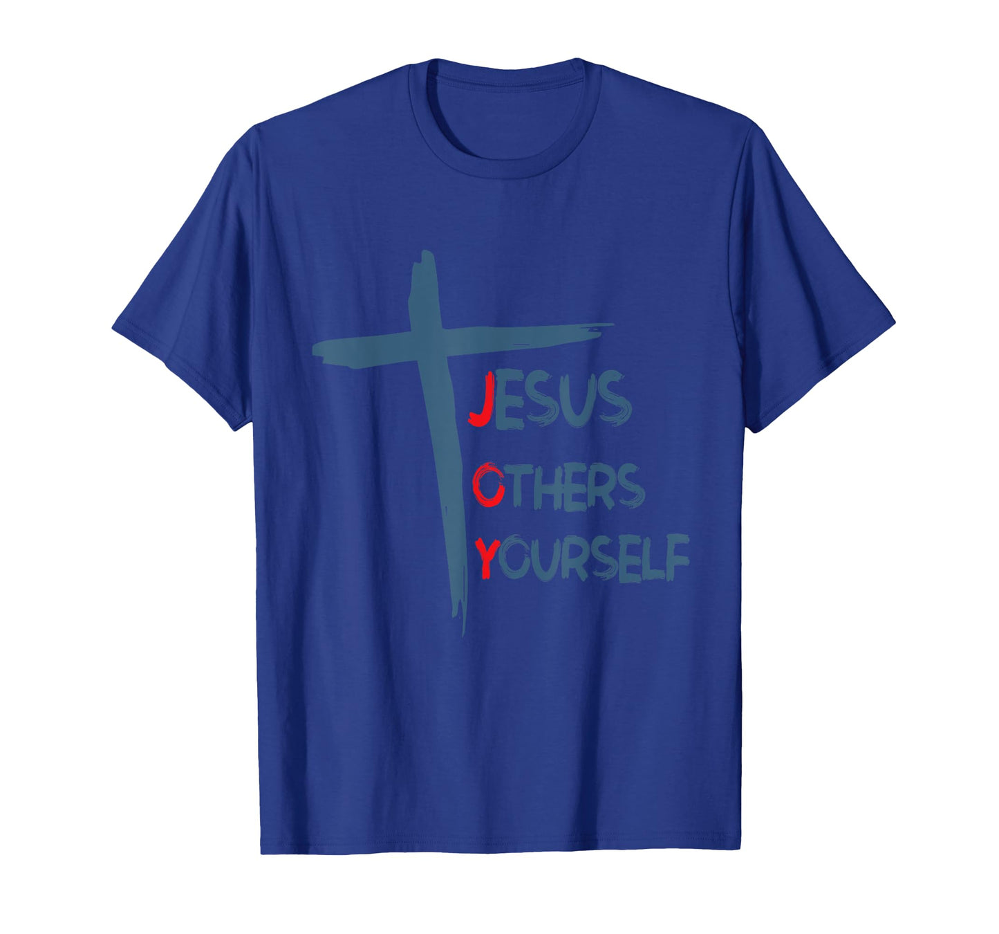 JOY Jesus Others Yourself Christian Cross T-Shirt