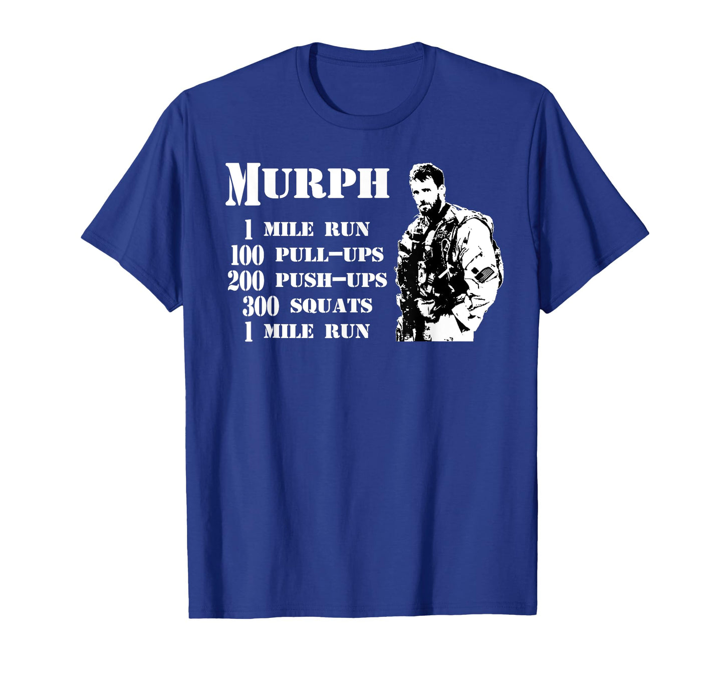 Murph Workout Exercise Challenge Patriotic WOD Gift T-Shirt T-Shirt