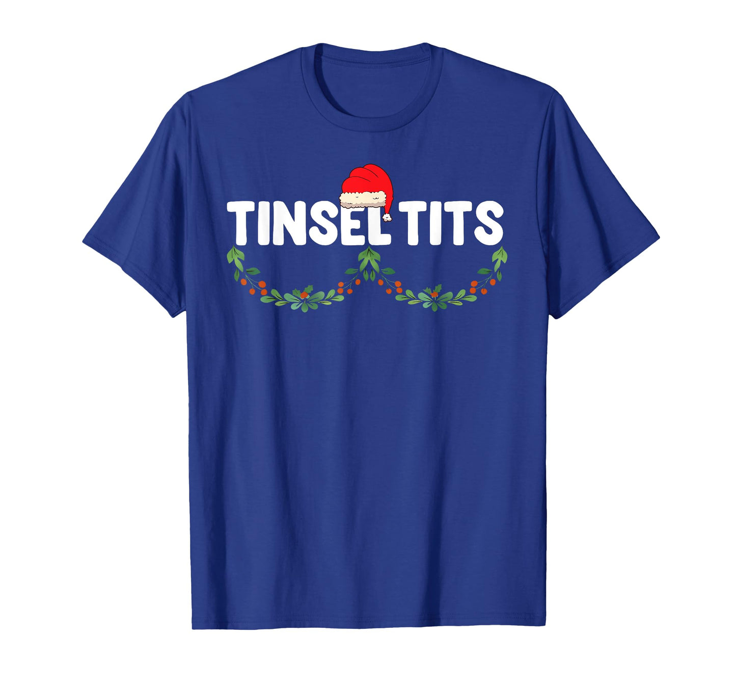 Jingle Balls Tinsel Tits Wife Husband Christmas Xmas Couples T-Shirt