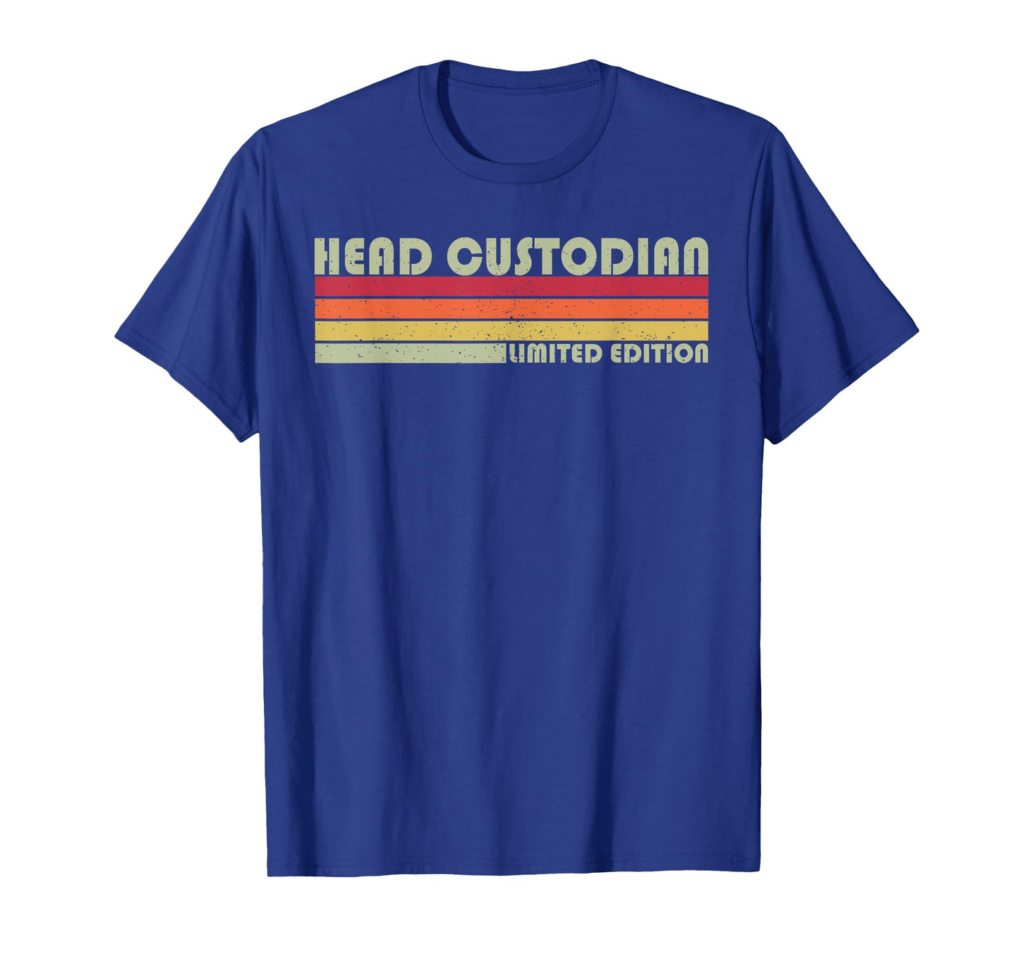 Head Custodian Vintage School Custodian Limited Edition T-Shirt