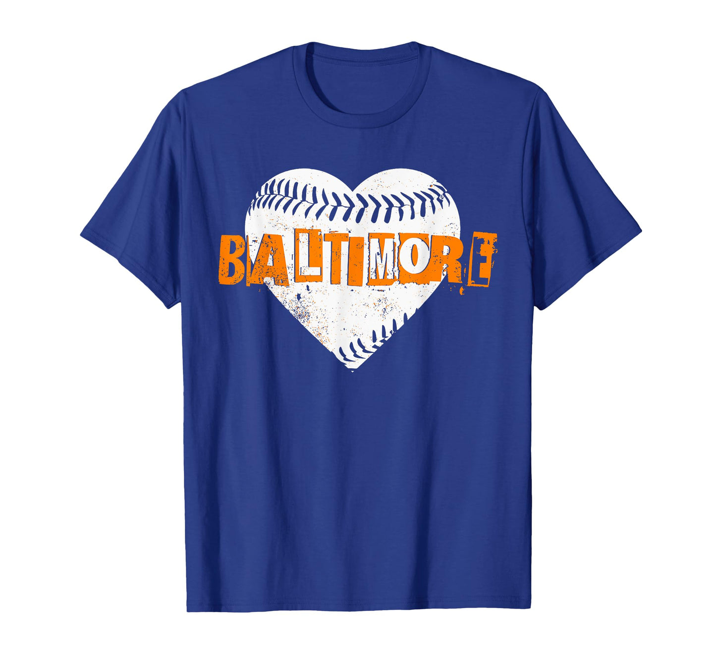 Baltimore Baseball Retro Vintage Design Baseball Lover T-Shirt
