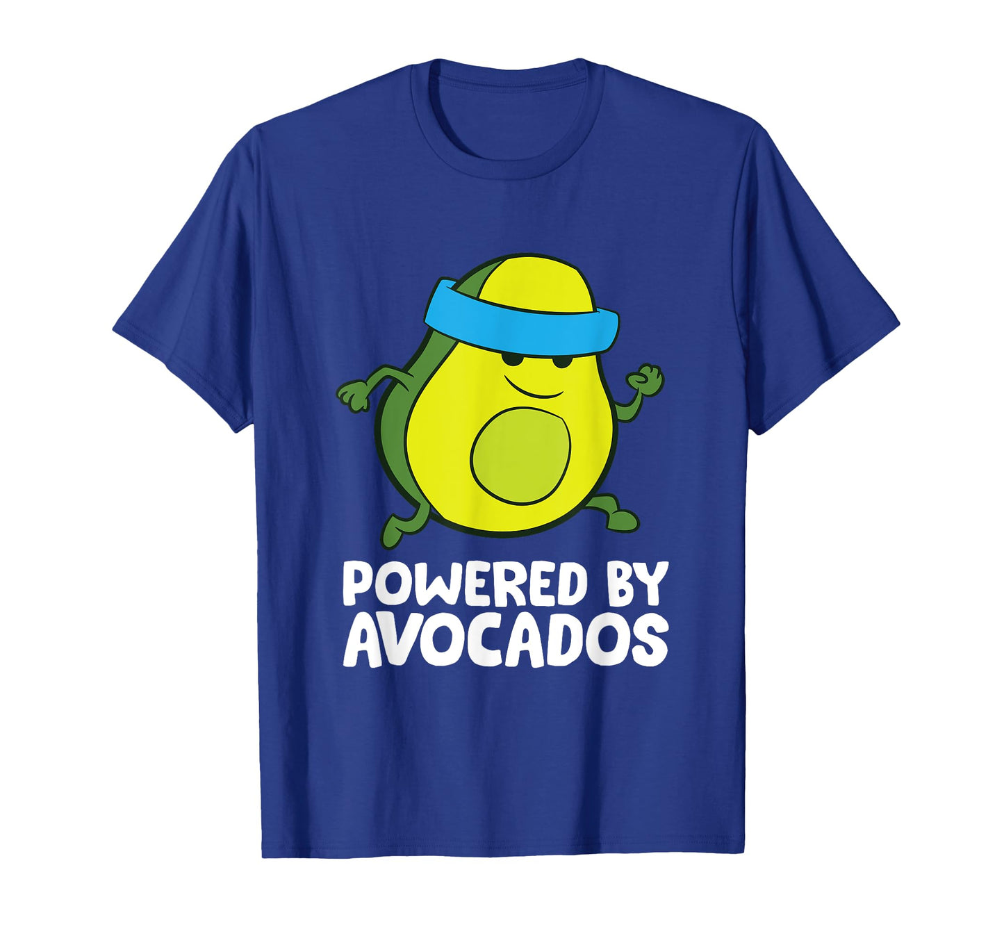 Avocado Marathon Running Avocado Powered By Avocados T-Shirt