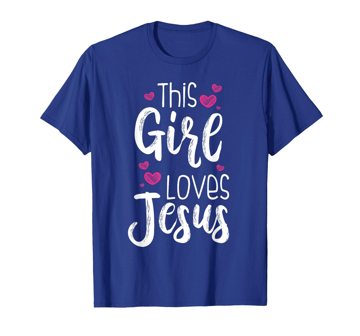 This Girl Loves Jesus Gift For Christian Teen Kid Cool Women T-Shirt