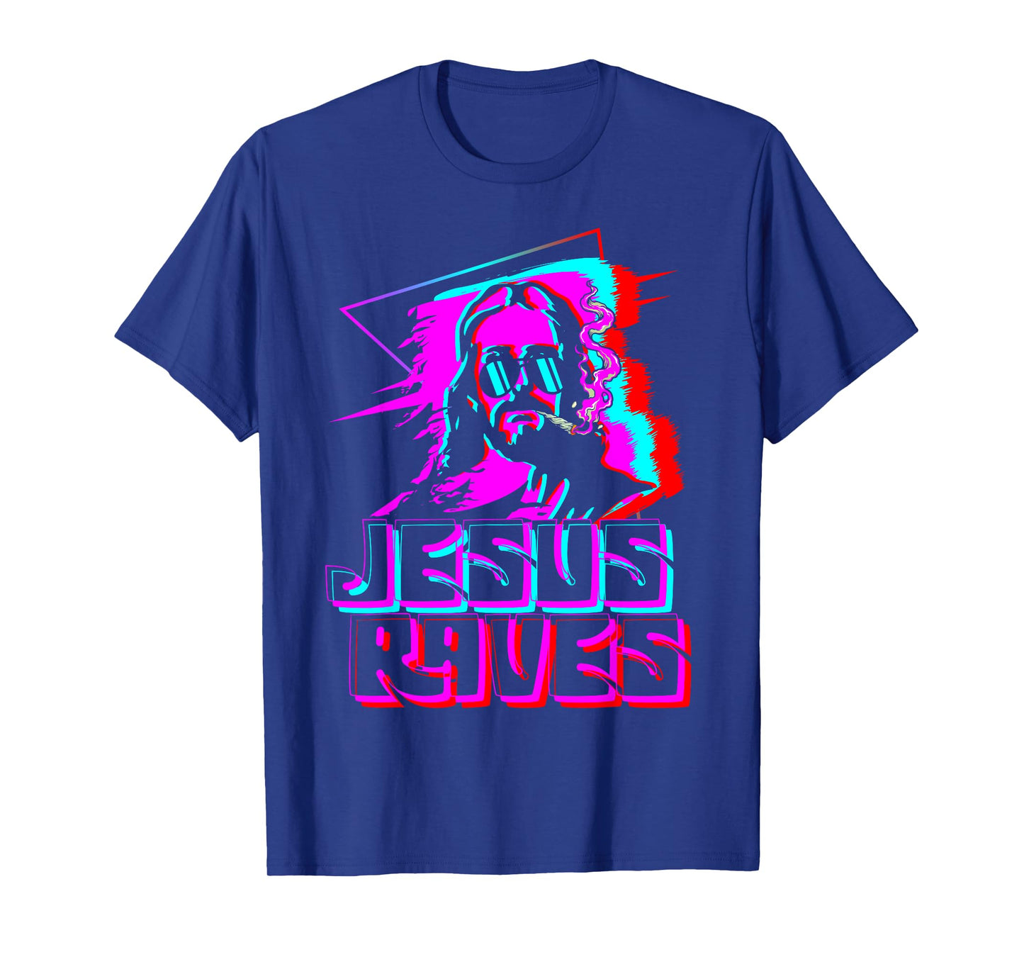Jesus Raves House Music Techno Music Rave Party T-Shirt