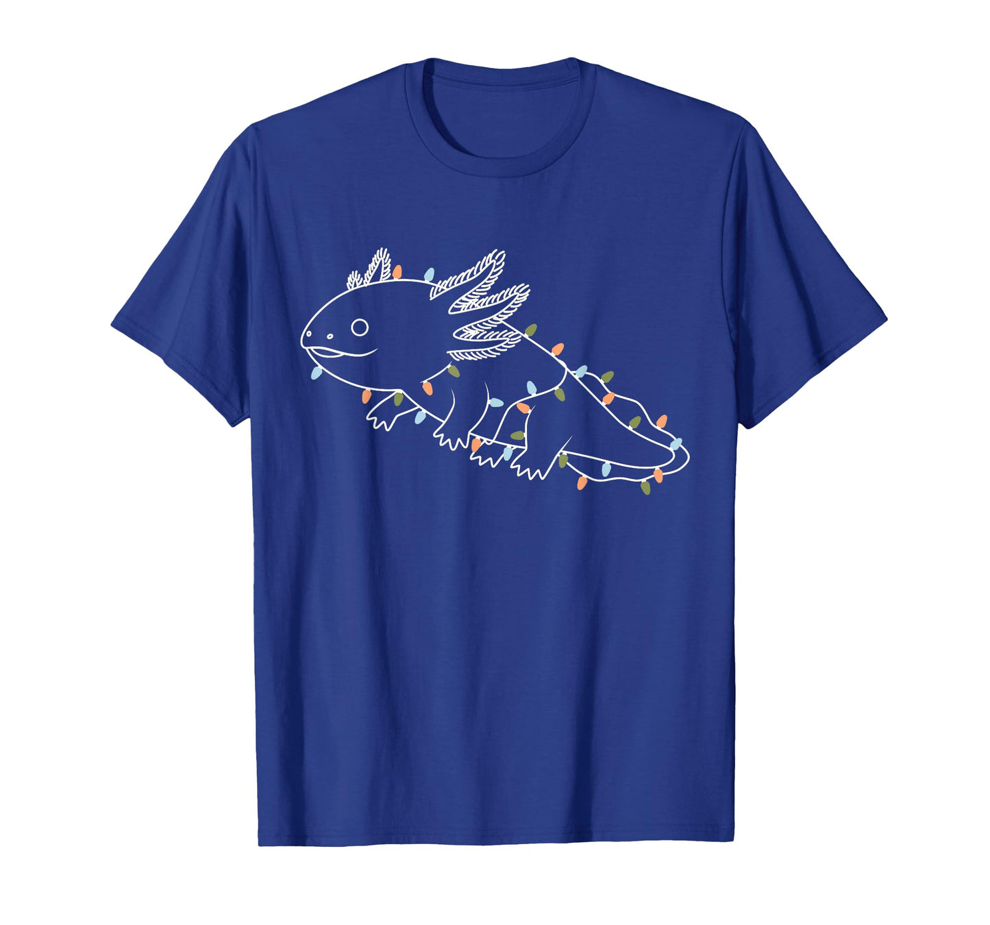 Axolotl Tree Merry Christmas Funny Ugly Christmas T-Shirt