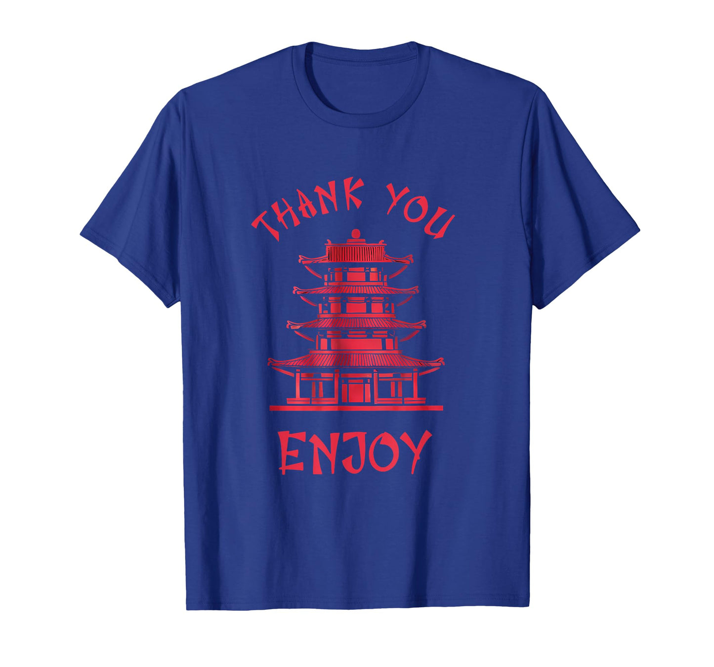 Chinese Takeout Box Costume Thank You Enjoy Asian Vintage T-Shirt