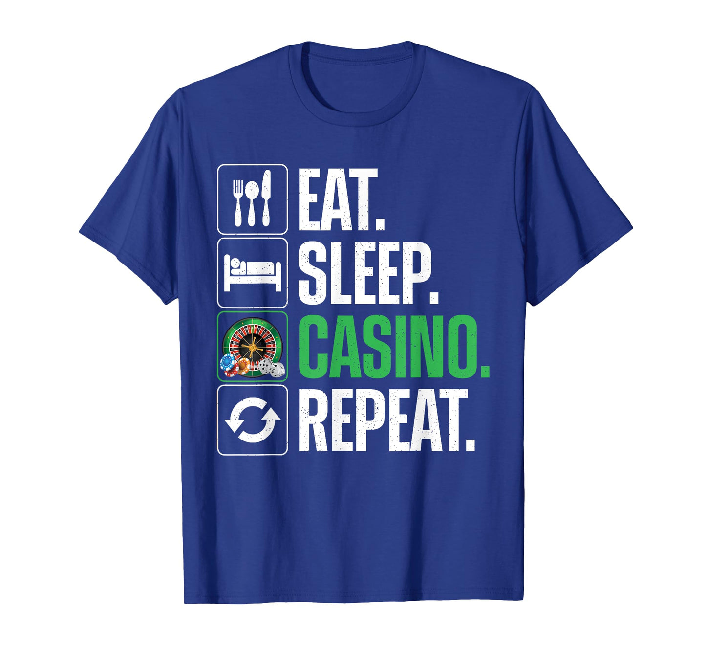 Funny Casino Design For Men Women Gambling Casino Gambler T-Shirt