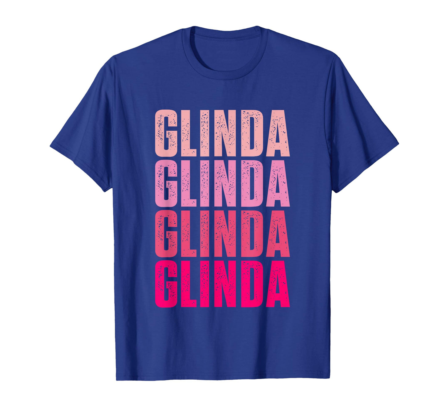 Glinda First Name Apparel Retro Glinda First Name Vintage T-Shirt - Unisex-Adults, Black, Small, Short Sleeve, T-Shirt