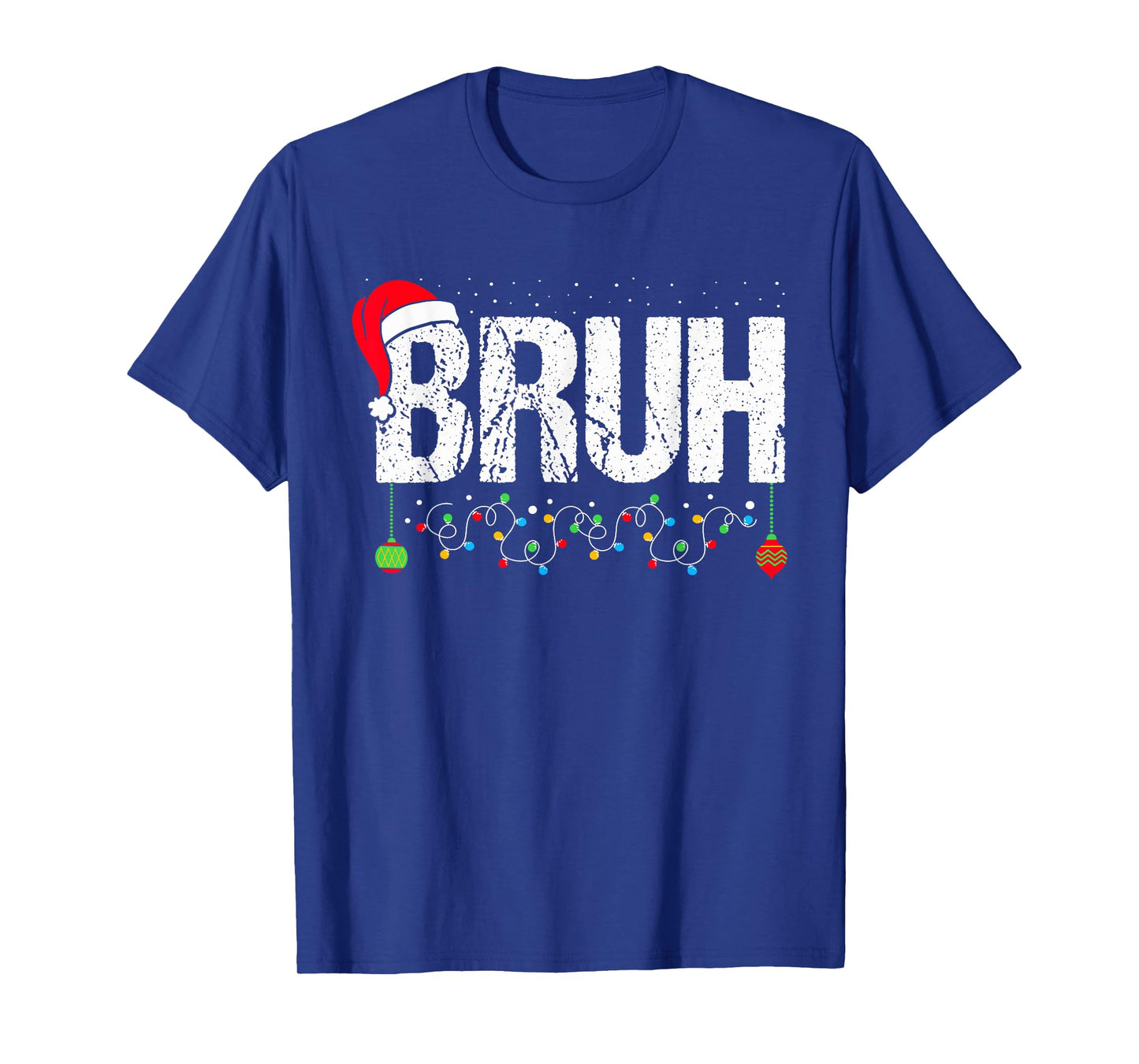 Bruh Christmas Kids Teens Boys Funny Christmas Humor Meme T-Shirt