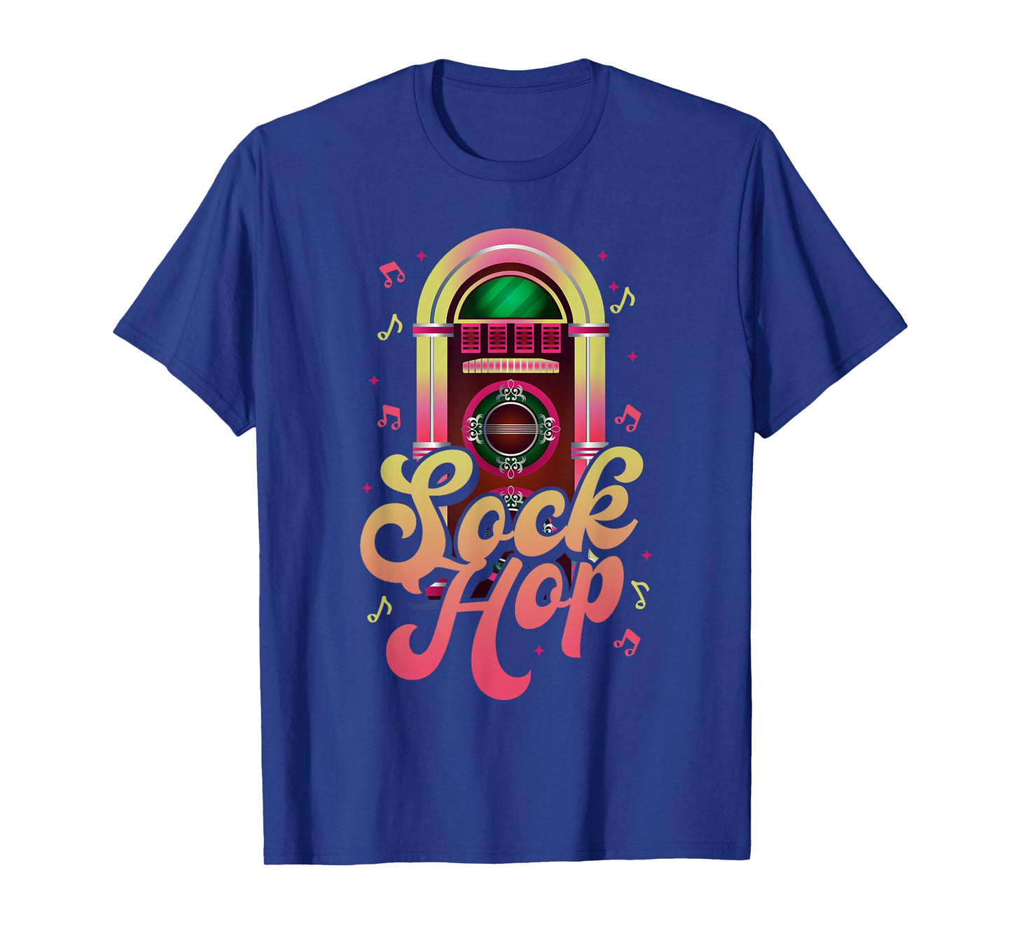 Sock Hop 80's Disco Party Retro Jukebox Collecting T-Shirt