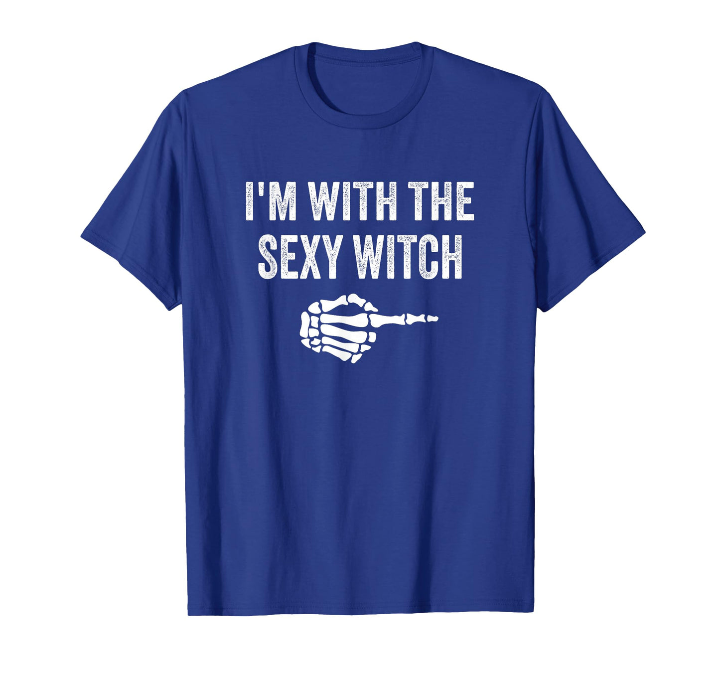 I'm with The Sexy Witch Halloween Couples Costume T-Shirt