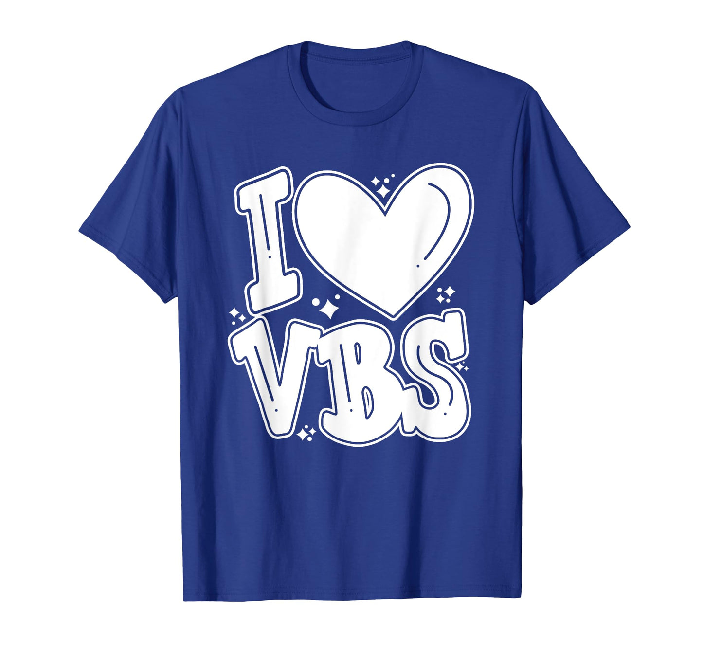 I Love VBS 2024 Vacation Bible School Christian Summer Camp T-Shirt for Men Women Kids