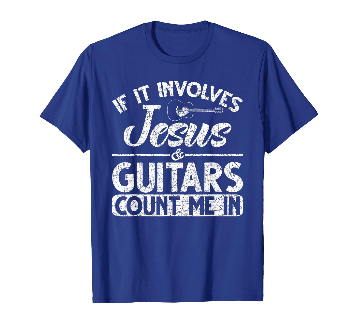 Musician Guitar Music Guitarist Gift Christian Jesus T-Shirt