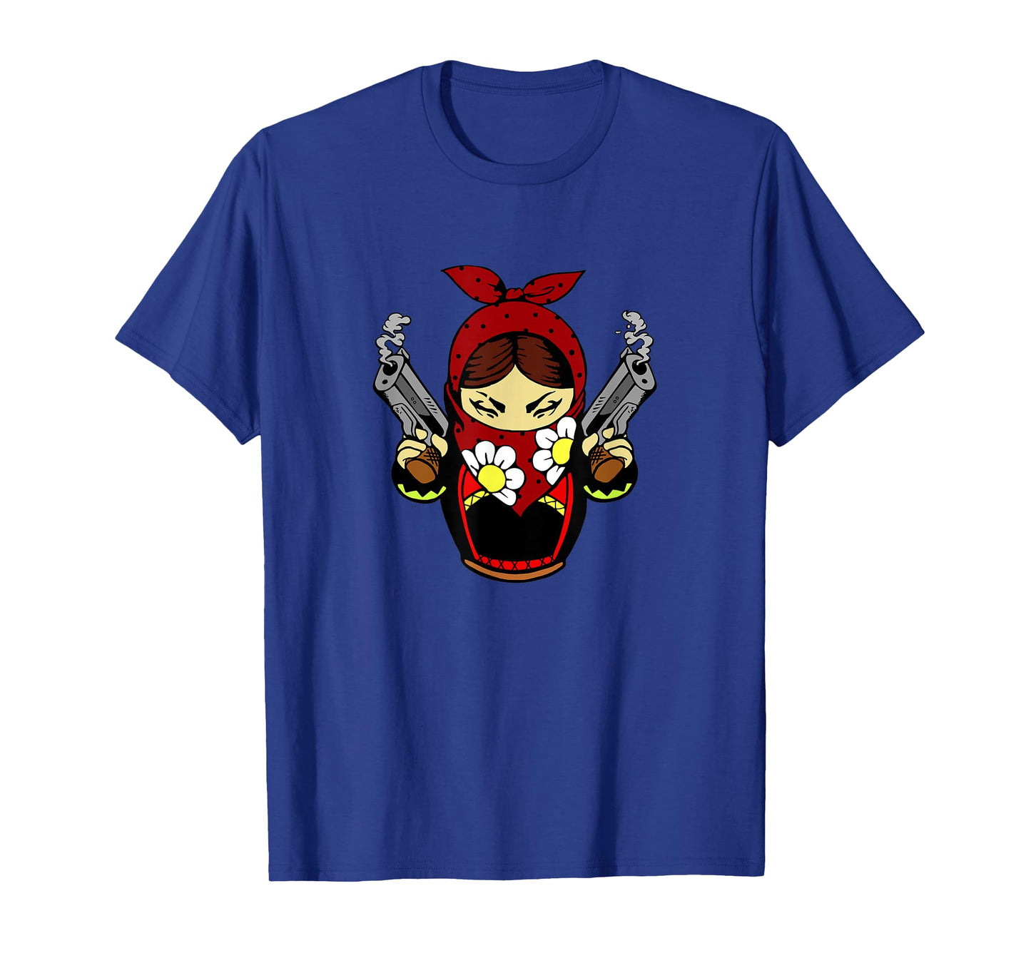 Pistols Matryoshka Matroshka Russian Doll Russia Street T-Shirt