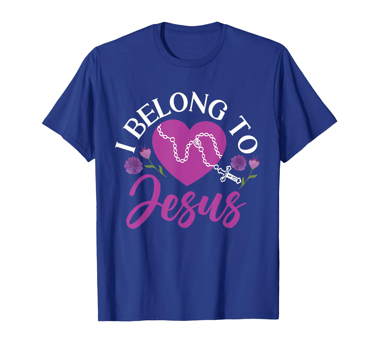 I Belong To Jesus Heart Design For Women And Girls T-Shirt