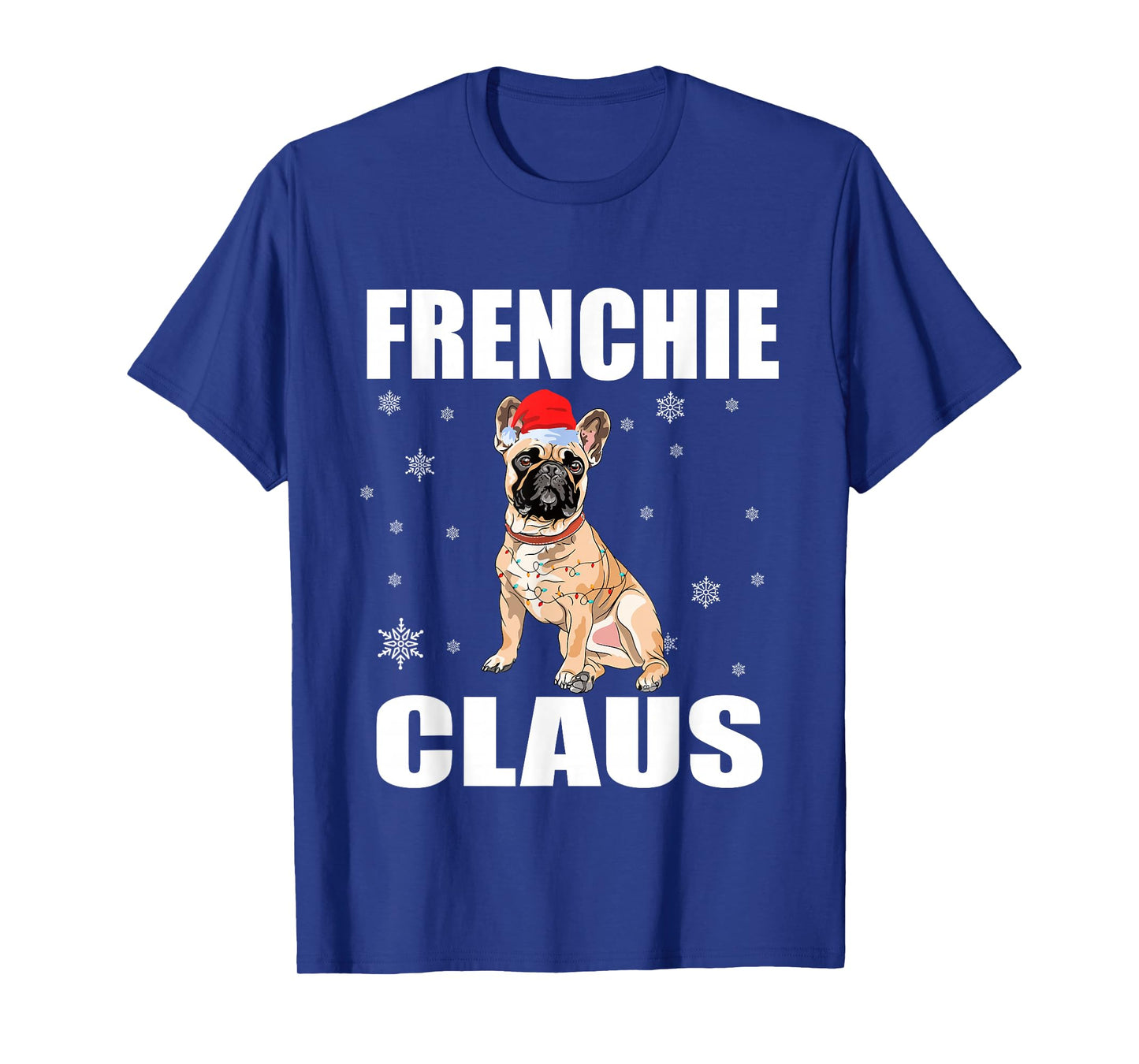 Frenchie Claus - French Bulldog Santa Puppy Christmas Xmas T-Shirt