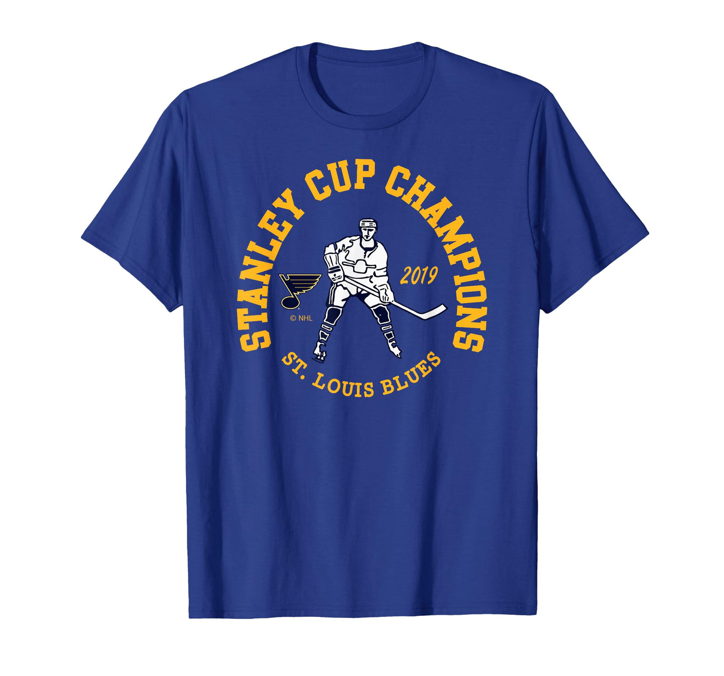 St. Louis Blues Stanley Cup Champions 2019 Royal T-Shirt