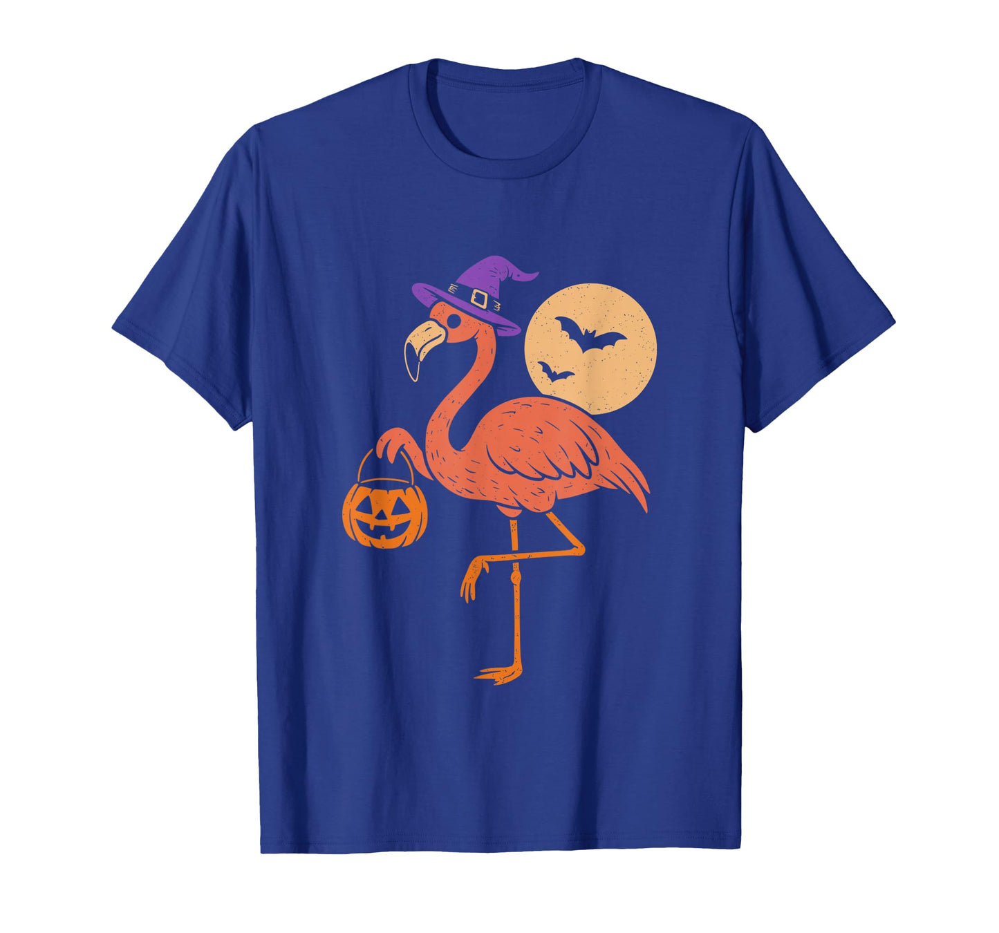 Flamingo Pumpkin Halloween Jack O Lantern T-Shirt