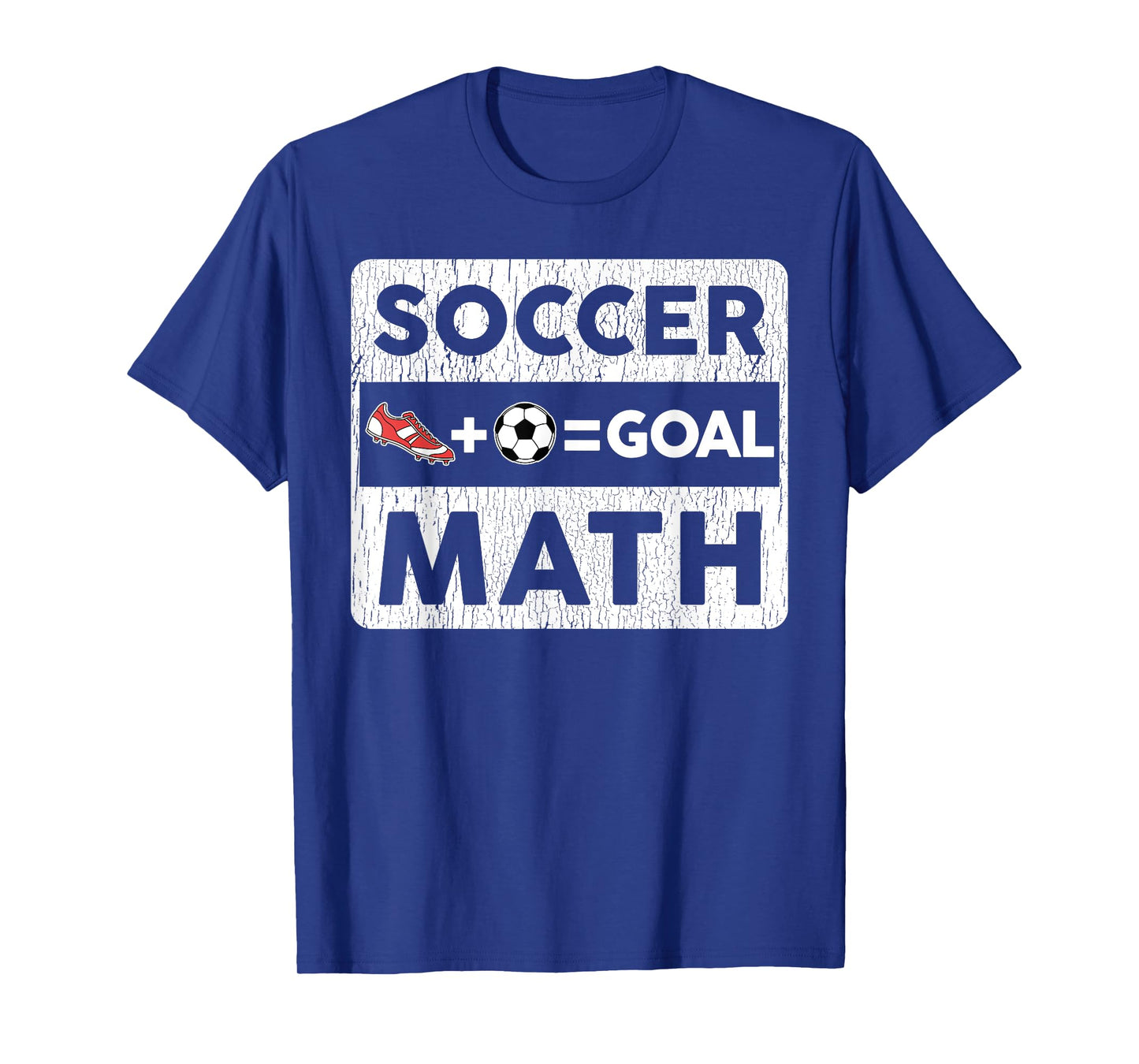 Funny Soccer Player Math Goal Lover Humor Boys Girls Outfit T-Shirt