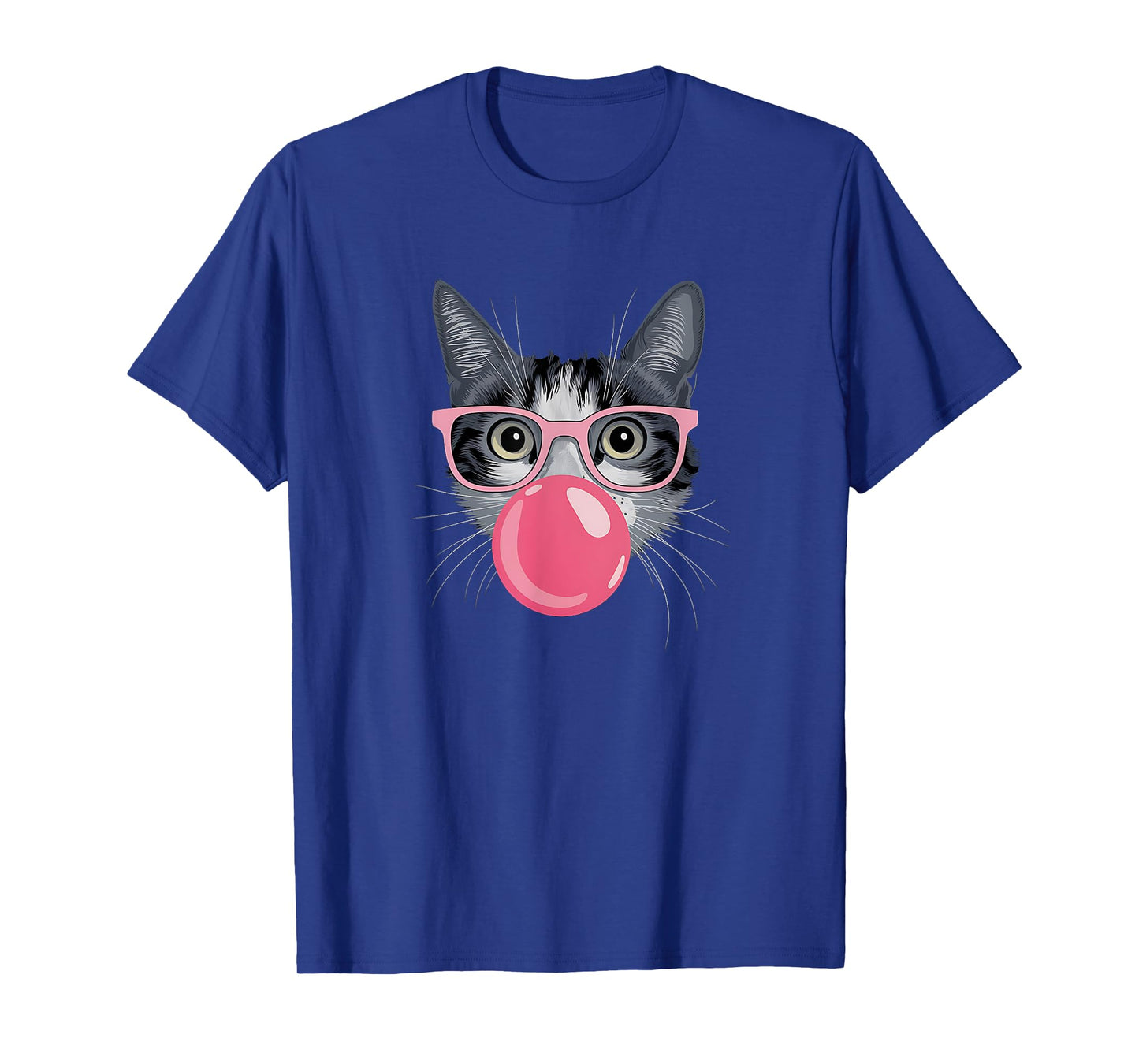 Cute Cat Bubble Gum for Women Funny Cat Lovers T-Shirt