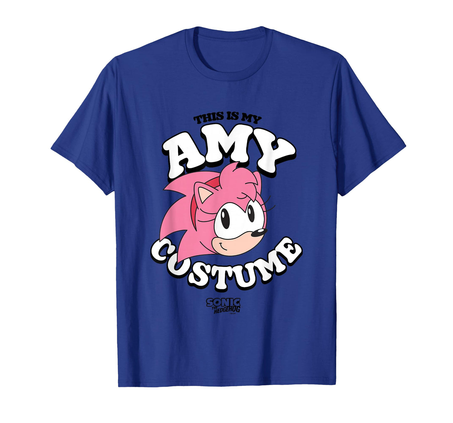 Sonic The Hedgehog Halloween This Is My Amy Retro Costume T-Shirt