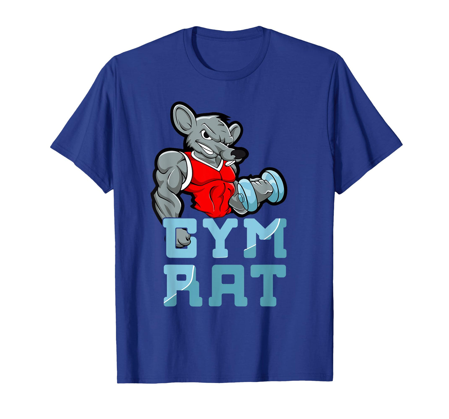 Gym Rat Fitness Bodybuilding Exercise Muscles Sport T-Shirt