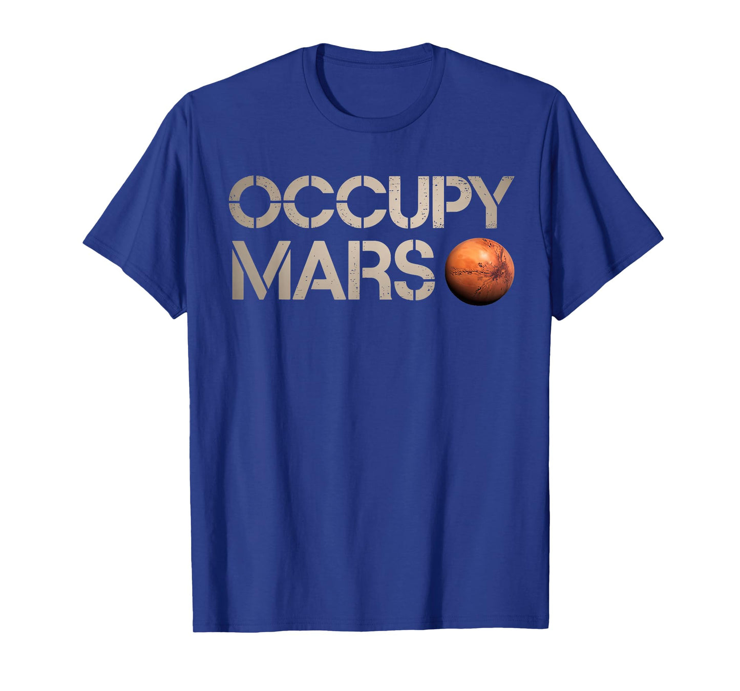 Astronomy Space Explorer Rocket Science Occupy Mars T-Shirt