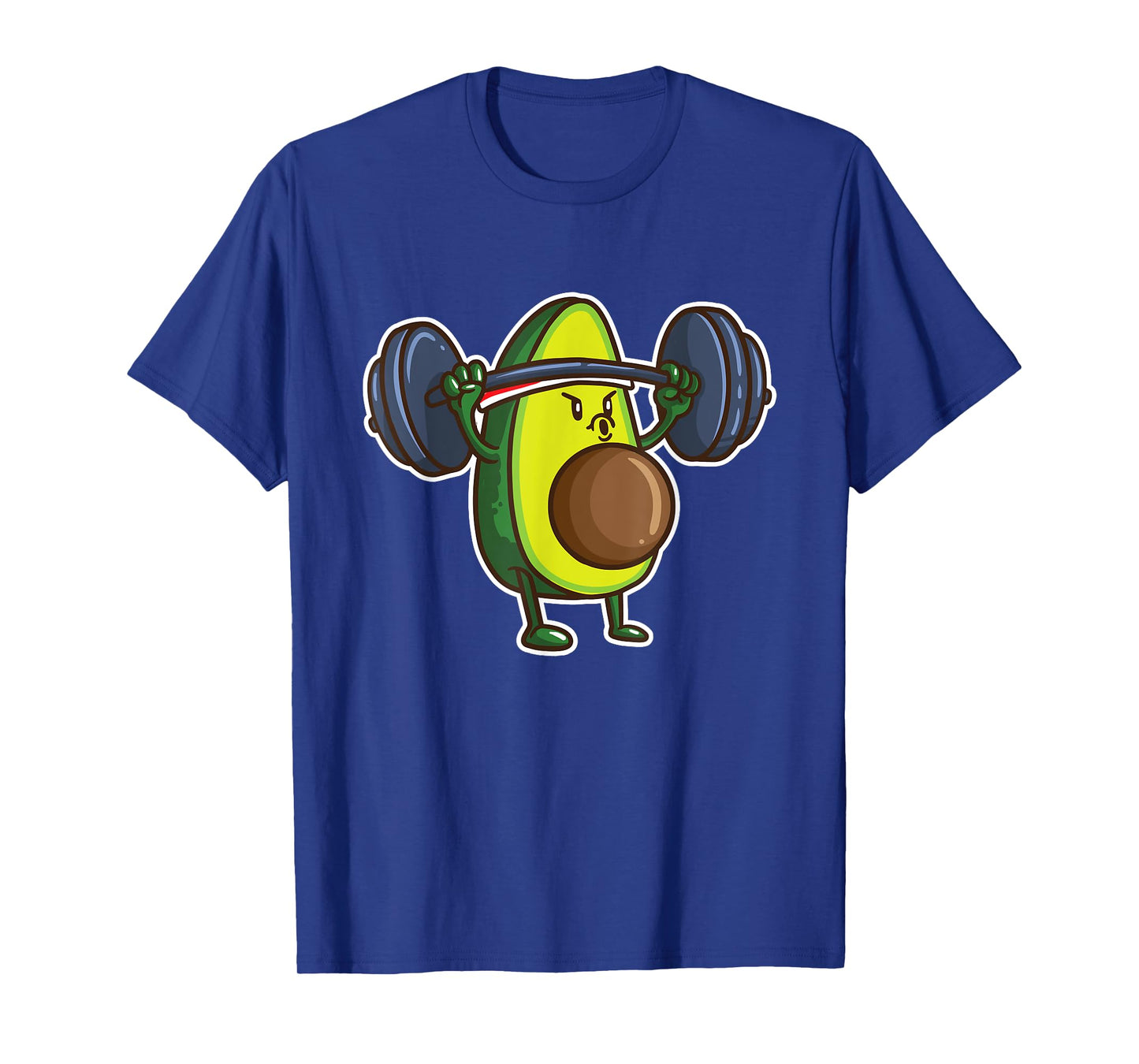 Avocado Powerlifting Weightlifting Gift Gym Food Lover Vegan T-Shirt