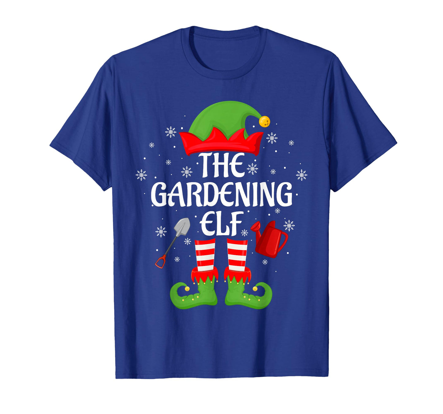 Gardening Elf Xmas Matching Family Elf Squad Christmas T-Shirt
