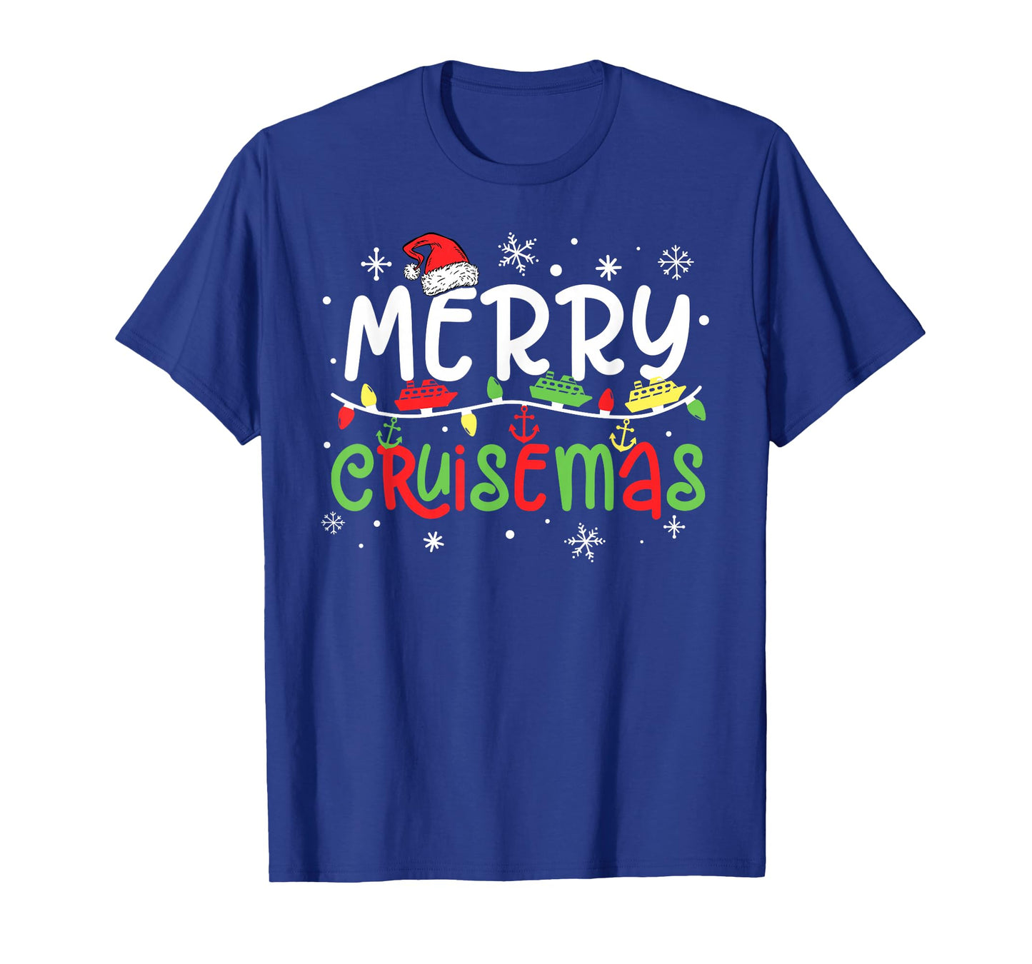 Merry Cruisemas Christmas Xmas Cruise Family Pajamas Holiday T-Shirt