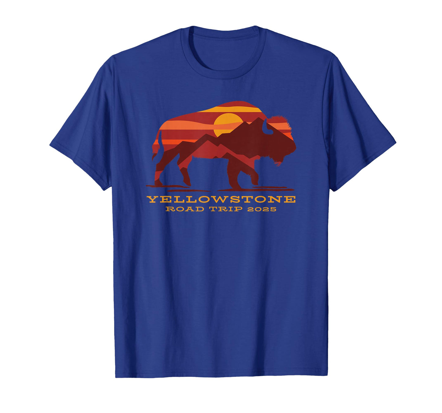 Yellowstone National Park Family Road Trip 2025 Matching T-Shirt