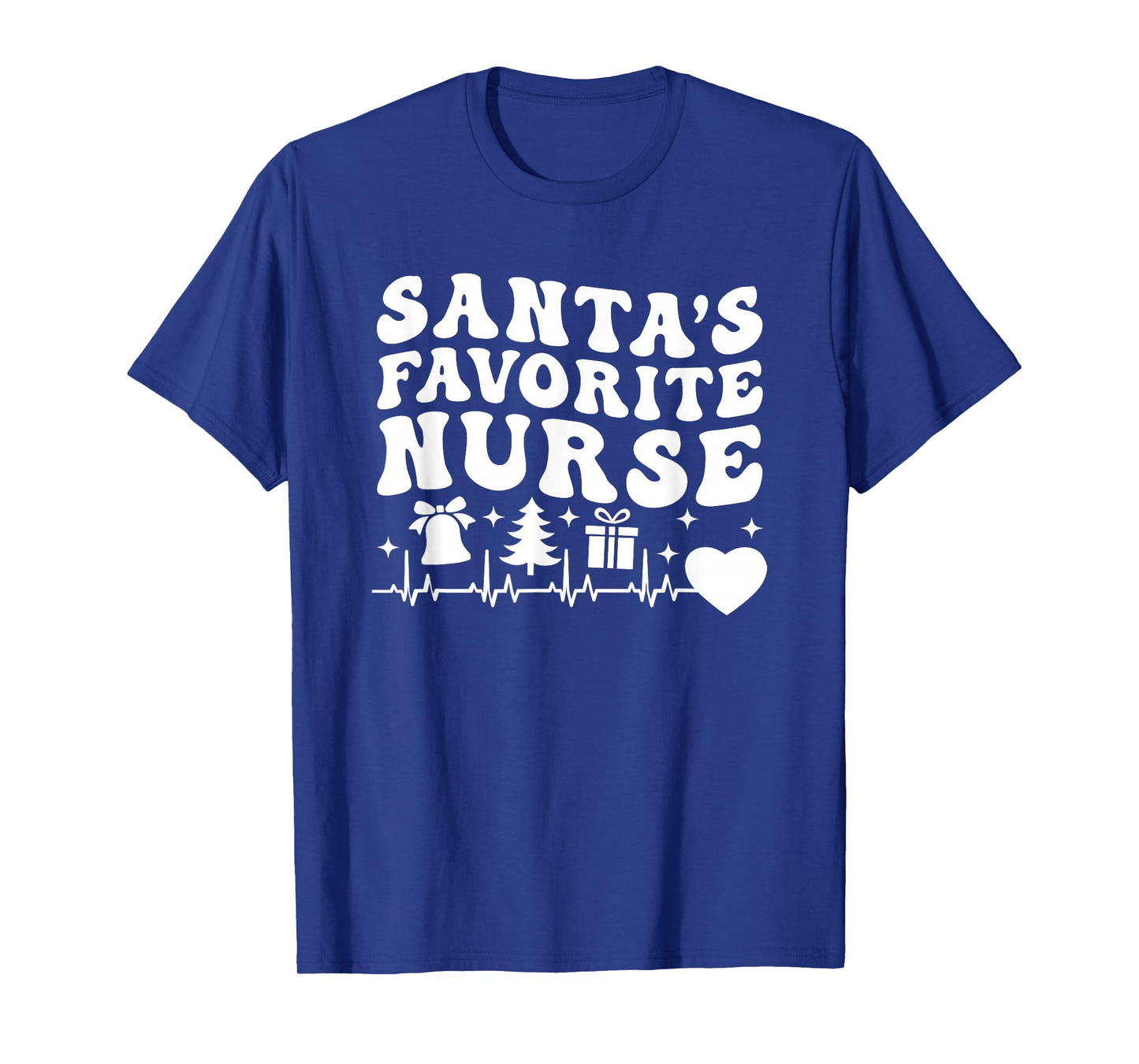 Santa's Favorite Nurse Christmas Nursing Xmas Funny T-Shirt