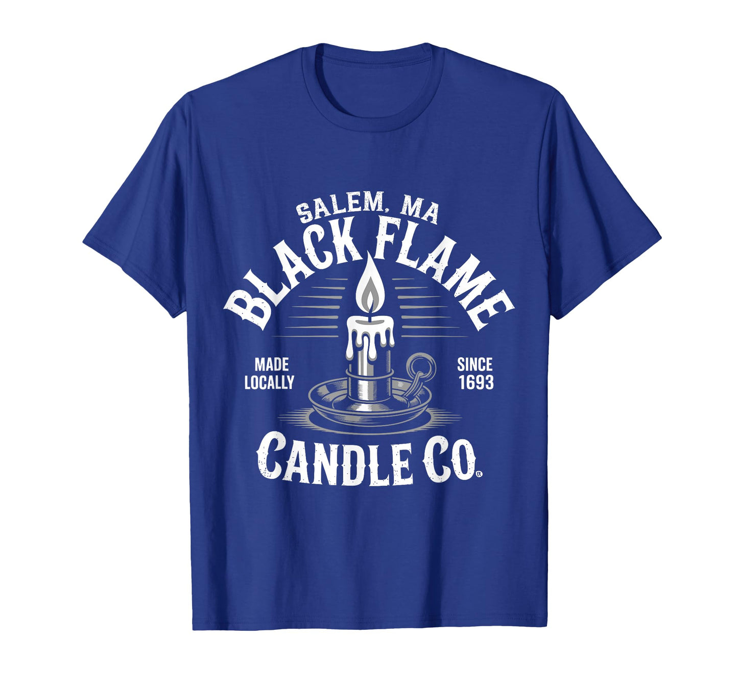 Black Flame Candle Co Company Funny Halloween Witch T-Shirt