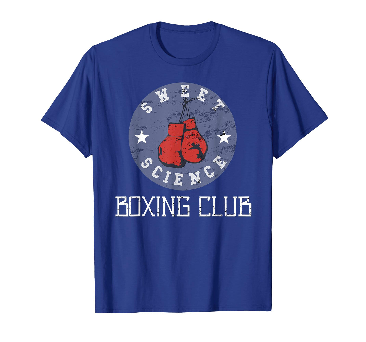 Sweet Science Boxing Club Distressed Graphic T-Shirt T-Shirt