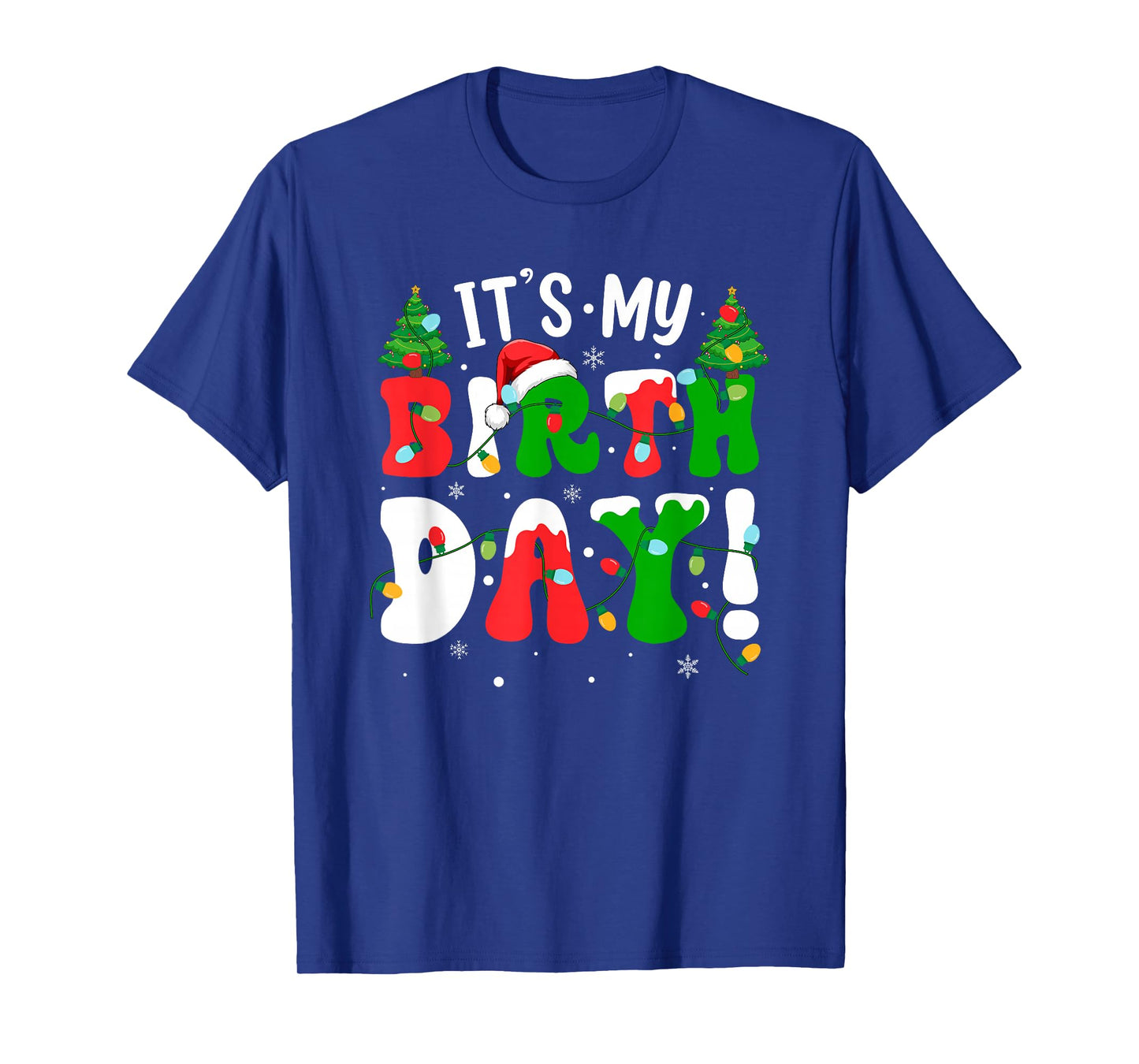 It's My Birthday Merry Christmas Bday Boys Girls Kids Xmas T-Shirt