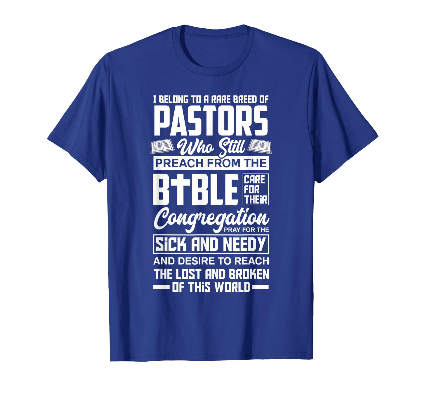 I Belong To A Rare Breed Of Pastors Minister Clergy Pastor T-Shirt