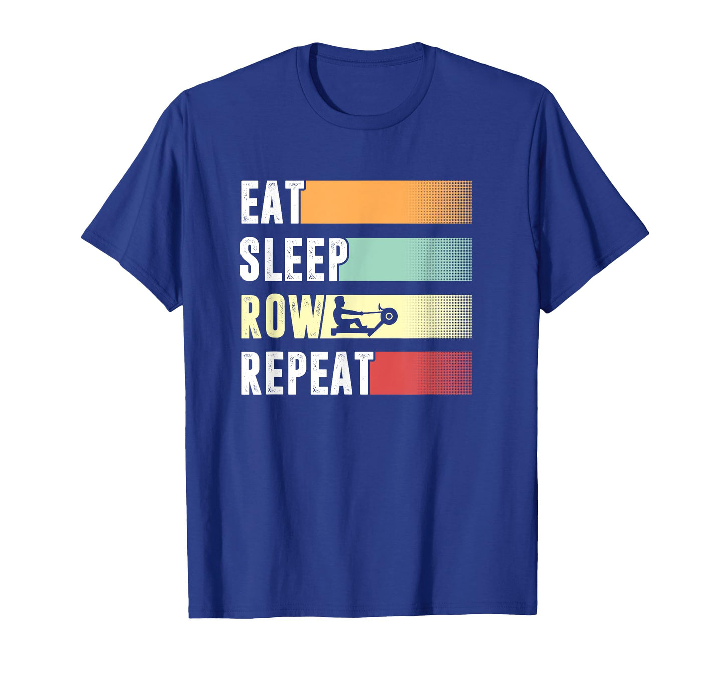 Rowing Machine Exercise Erg Workout Fitness Funny Ergometer T-Shirt