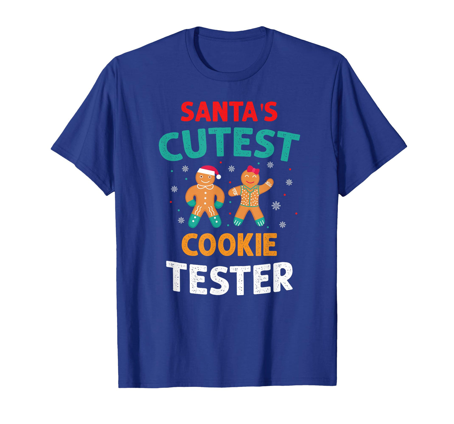 Santa's Cutest Cookie Sampler Christmas Funny Style T-Shirt