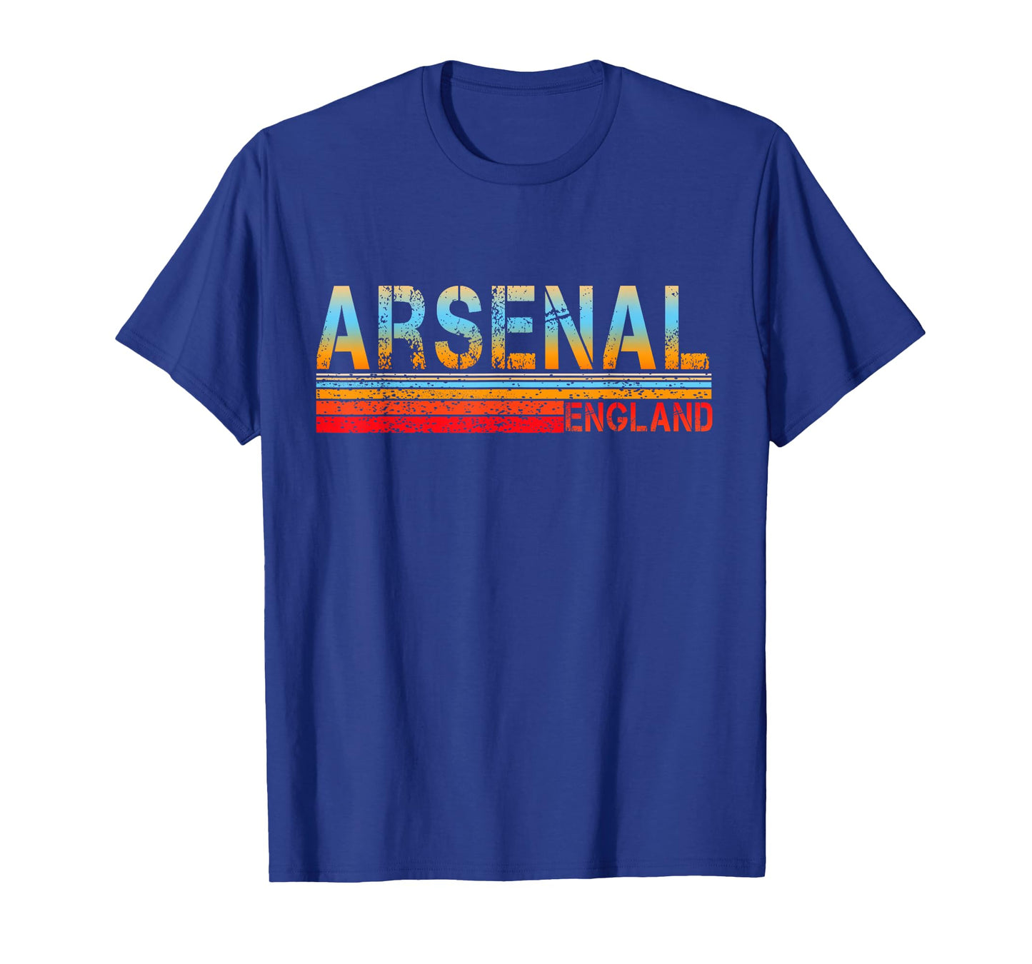 Love Heart Arsenal Tee Grunge Vintage Style Black Arsenal T-Shirt