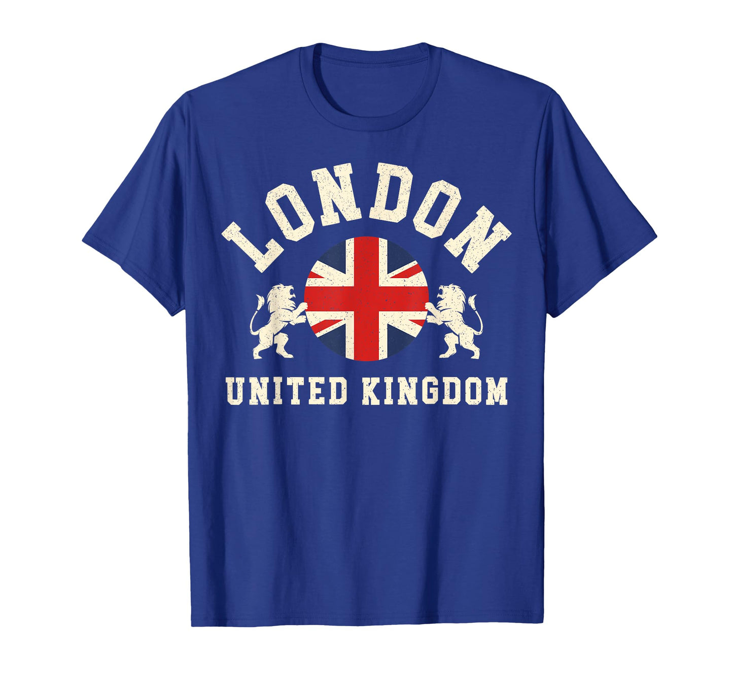 Vintage London United Kingdom UK Union Jack England Souvenir T-Shirt