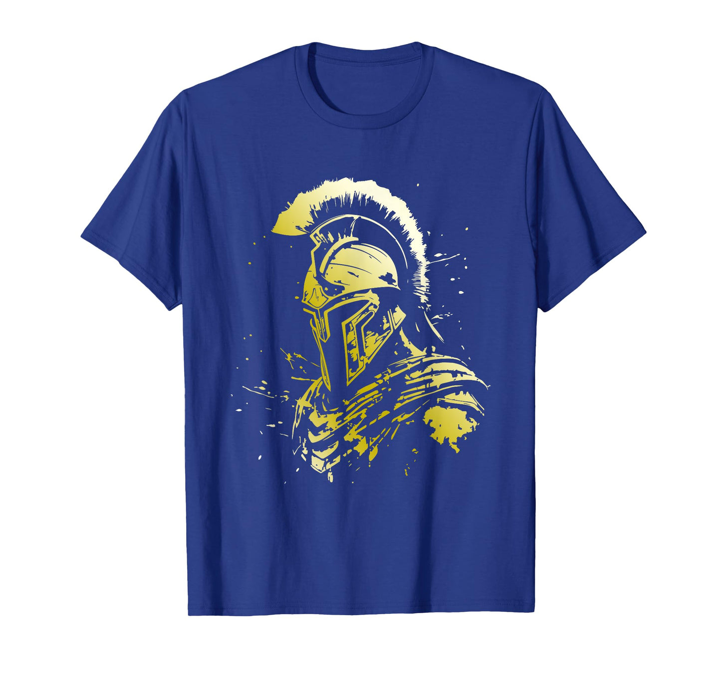 Ancient Golden Spartan Helmet Gym Gladiator Sparta T-Shirt