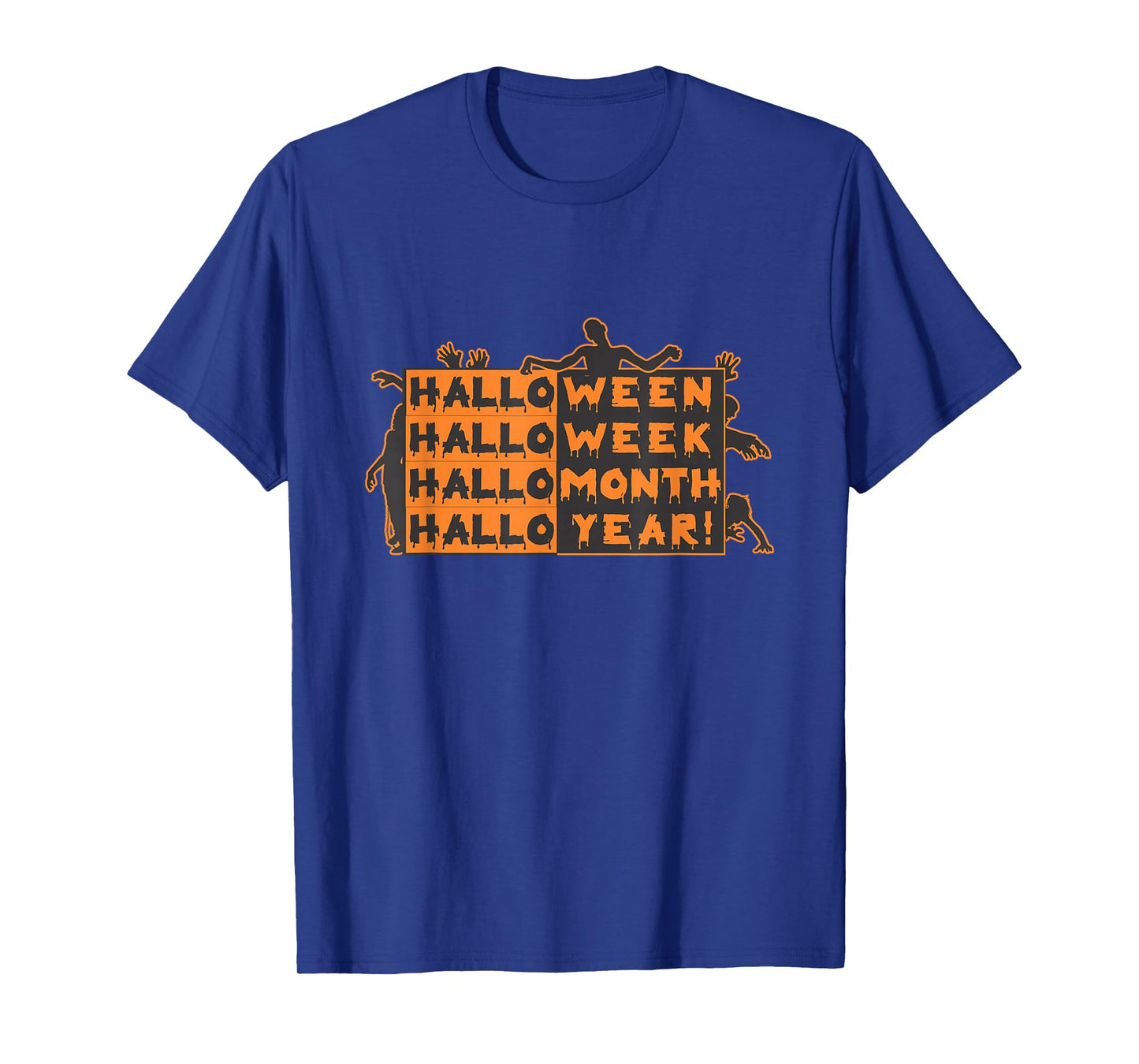 Funny Halloween, All Year Round Zombie October T-Shirt