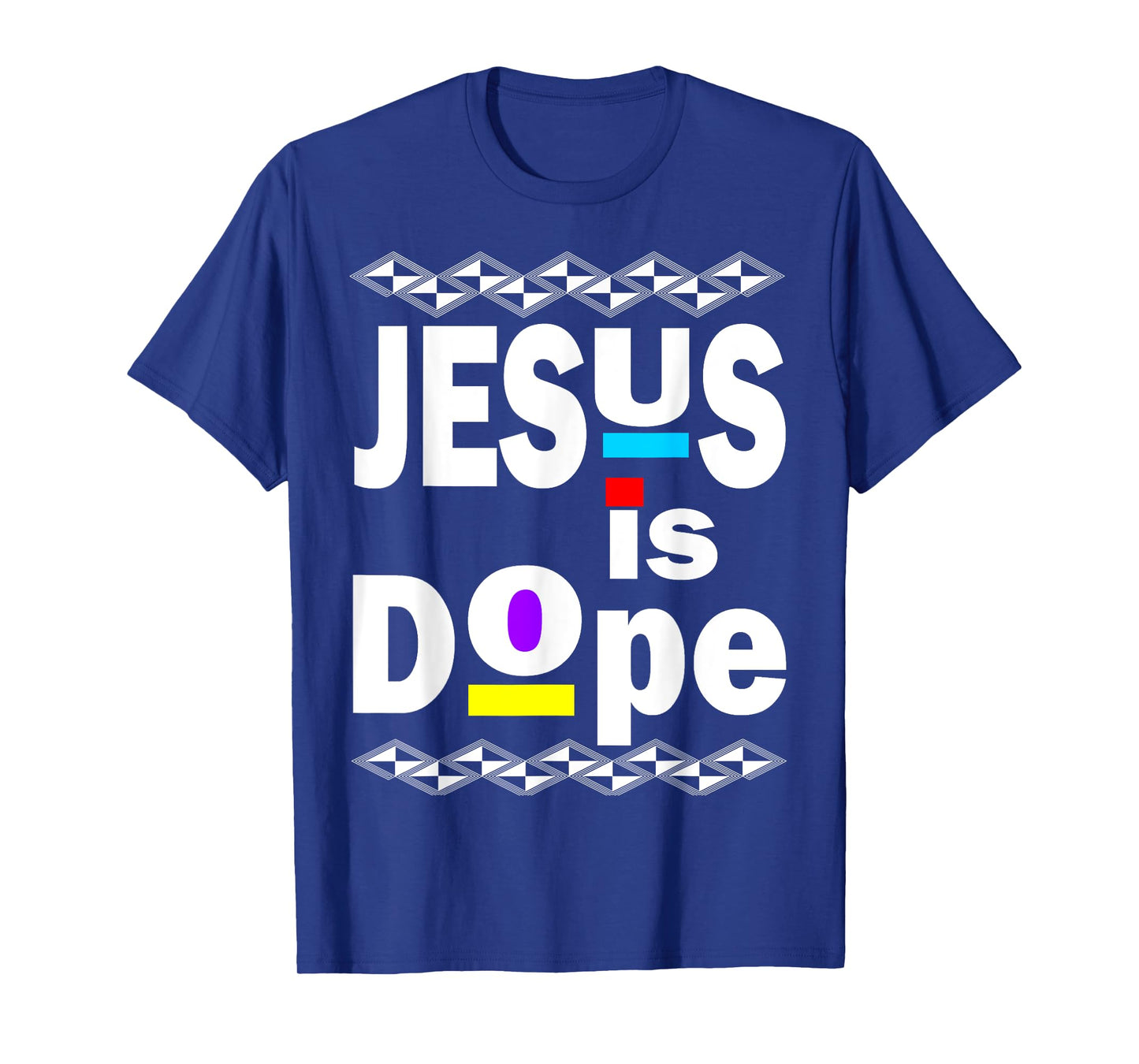 Jesus Is Dope Hip Hop 90s Inspired Afro Design for Christian T-Shirt