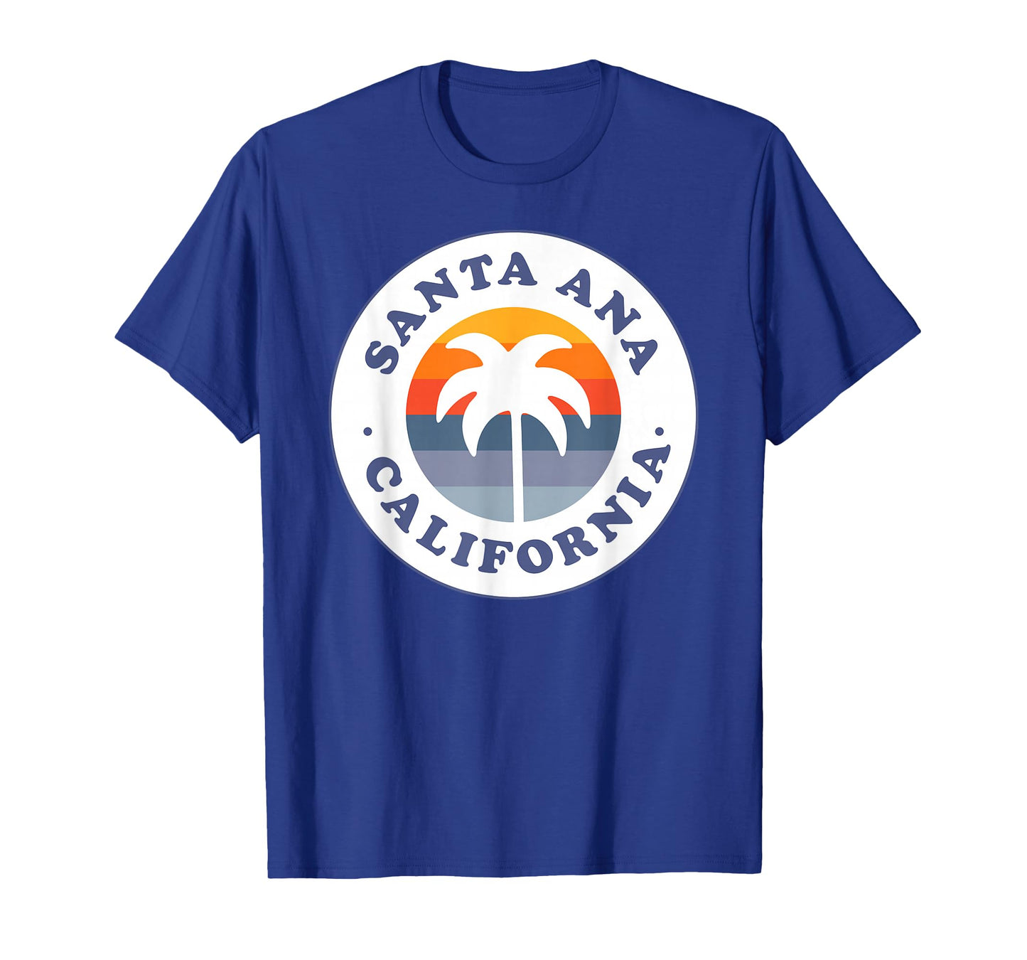 Santa Ana California CA Palm Tree Beach Vacation Souvenir T-Shirt