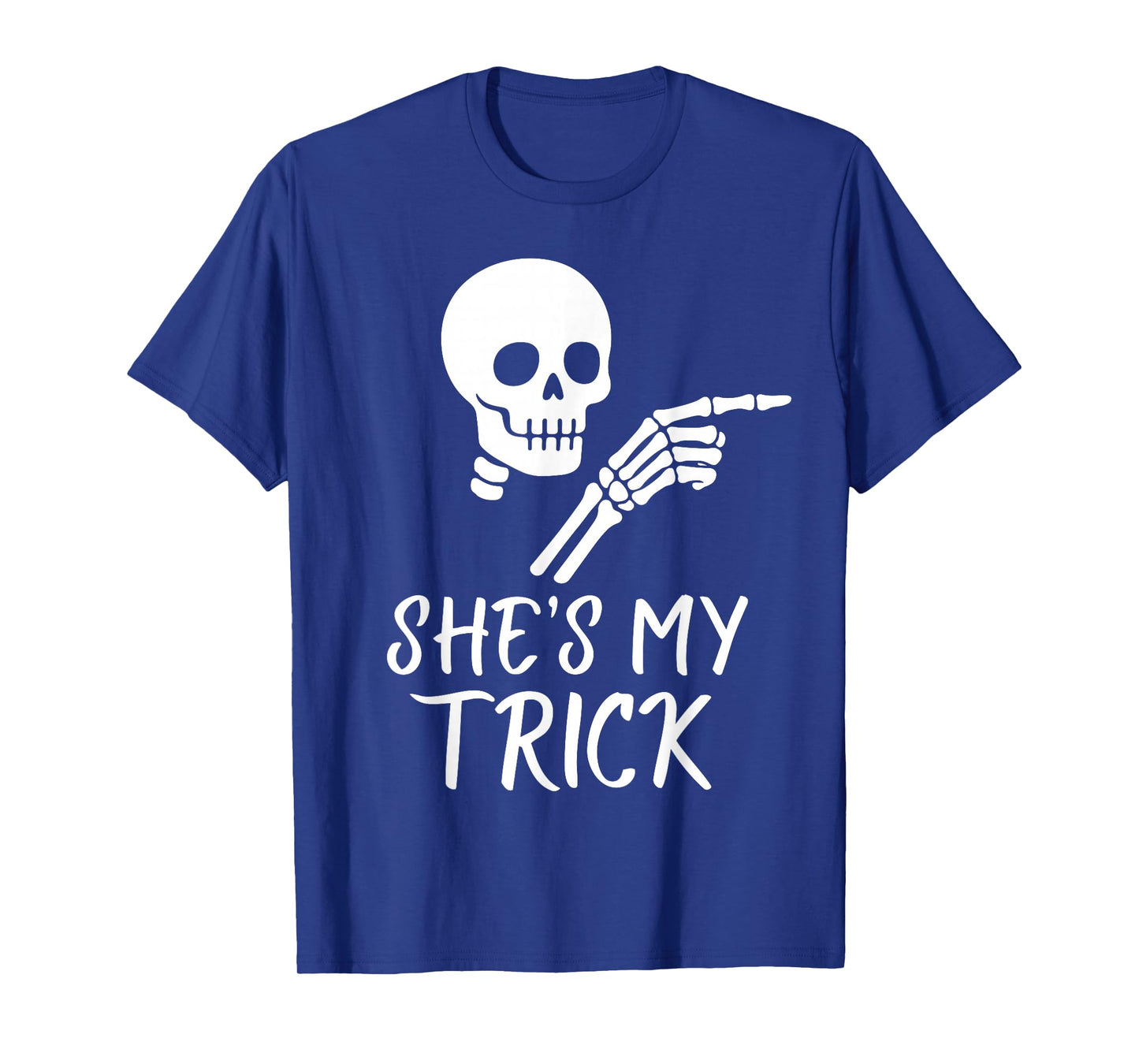 Shes My Trick Matching Couple Halloween Costume Boyfriend T-Shirt